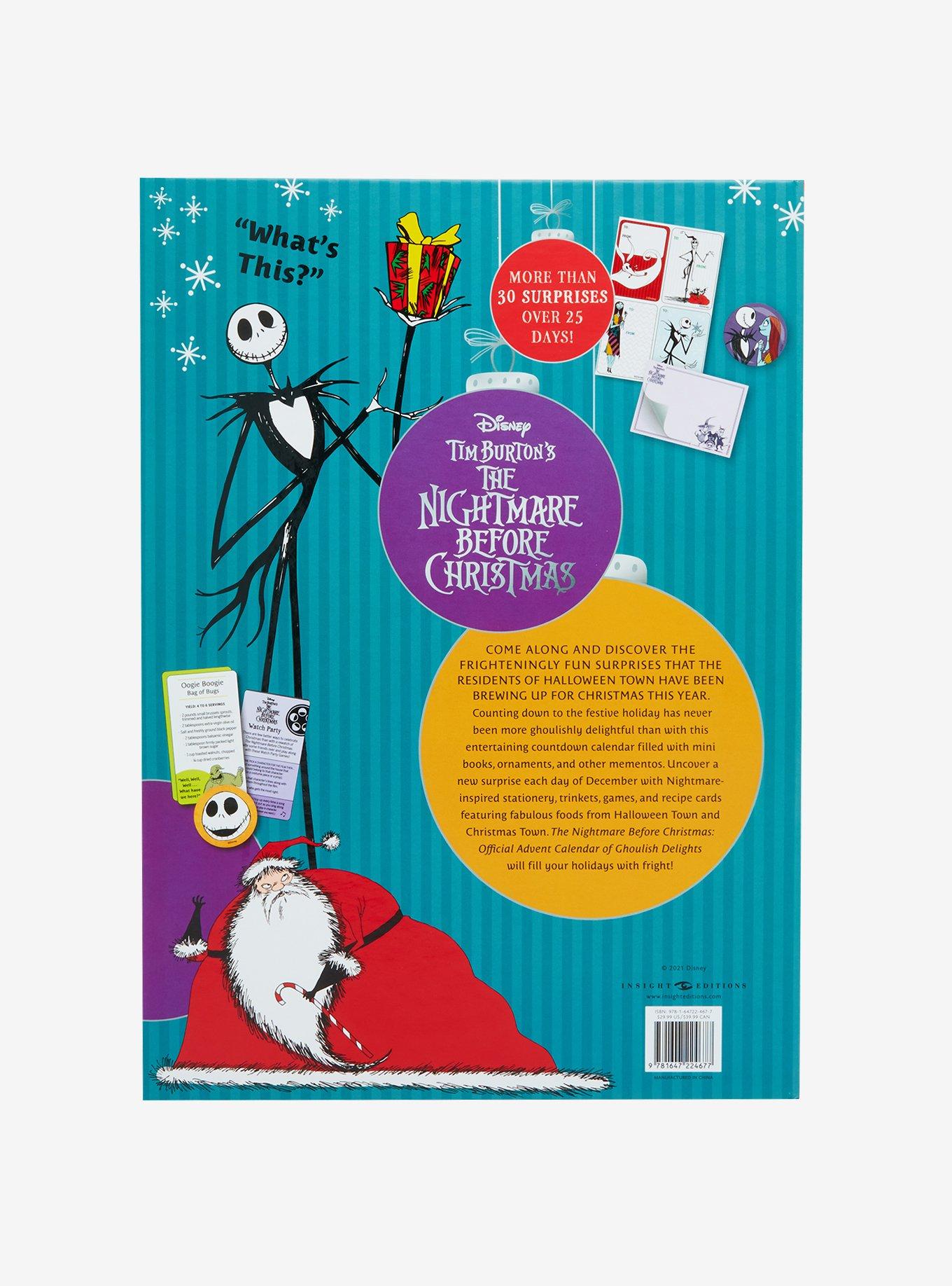 Disney The Nightmare Before Christmas Ghoulish Delights Advent Calendar, , alternate
