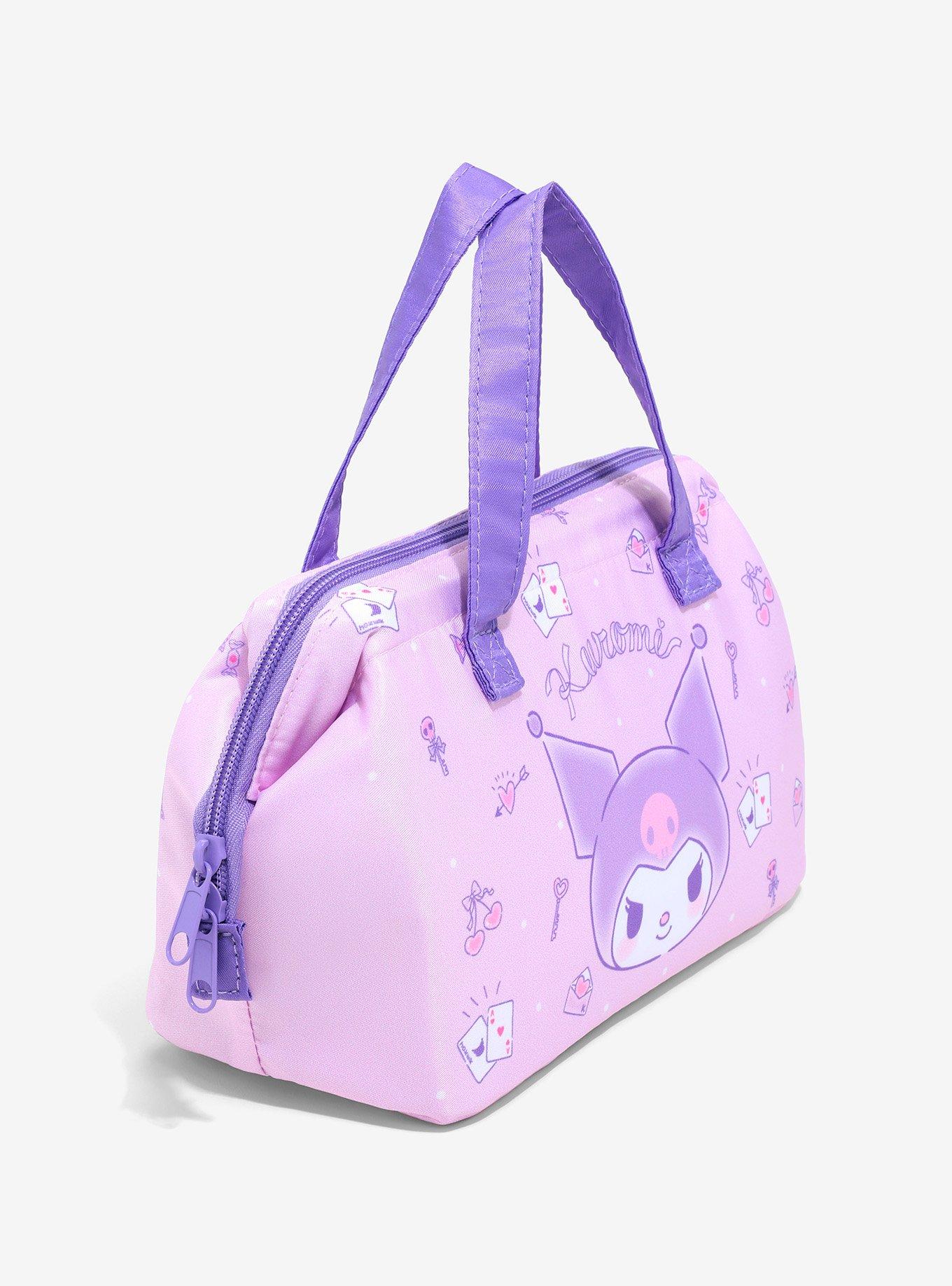 Sanrio Kuromi Lavender Lunch Bag, , alternate