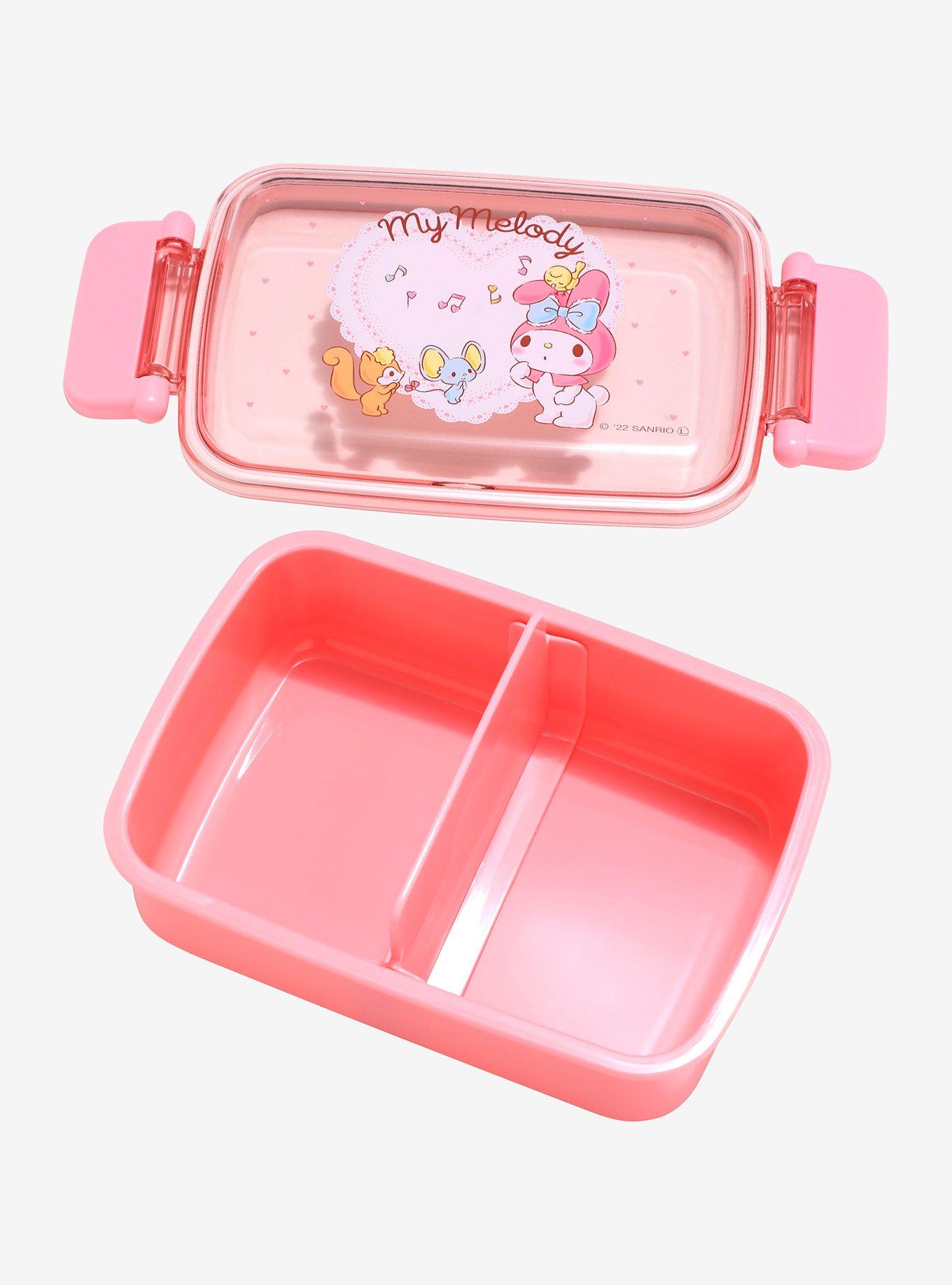 Sanrio My Melody Pink Square Bento Box, , alternate