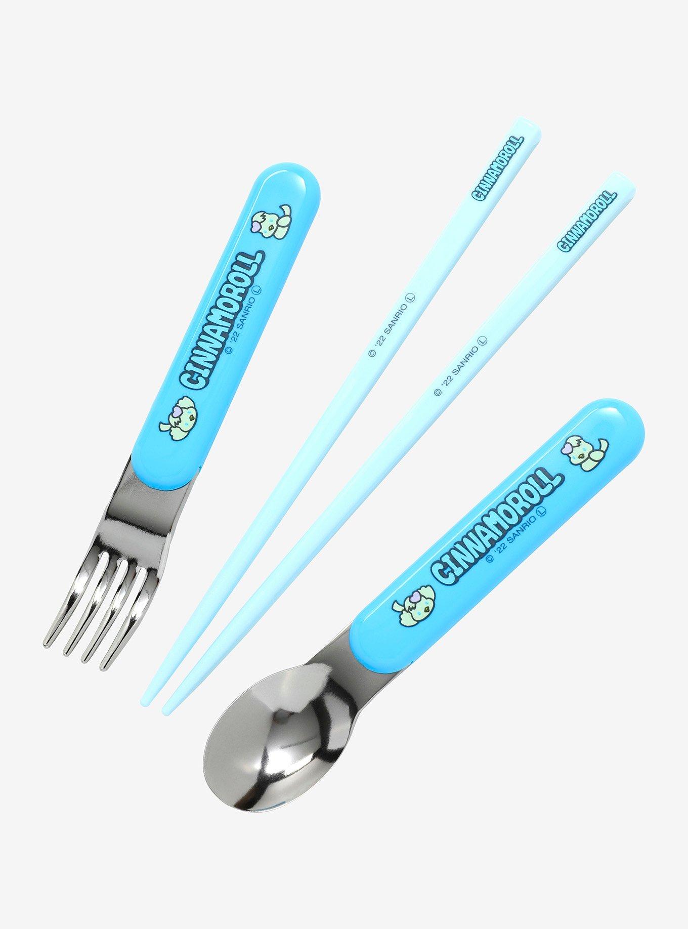 Sanrio Cinnamoroll Utensil Set, , alternate