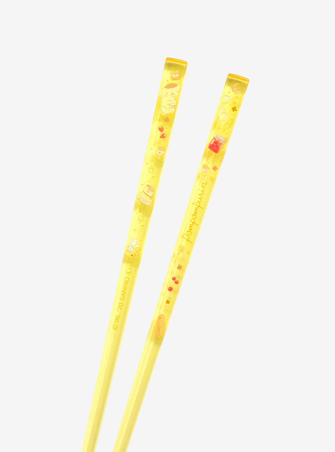Sanrio Pompompurin Yellow Chopsticks, , alternate