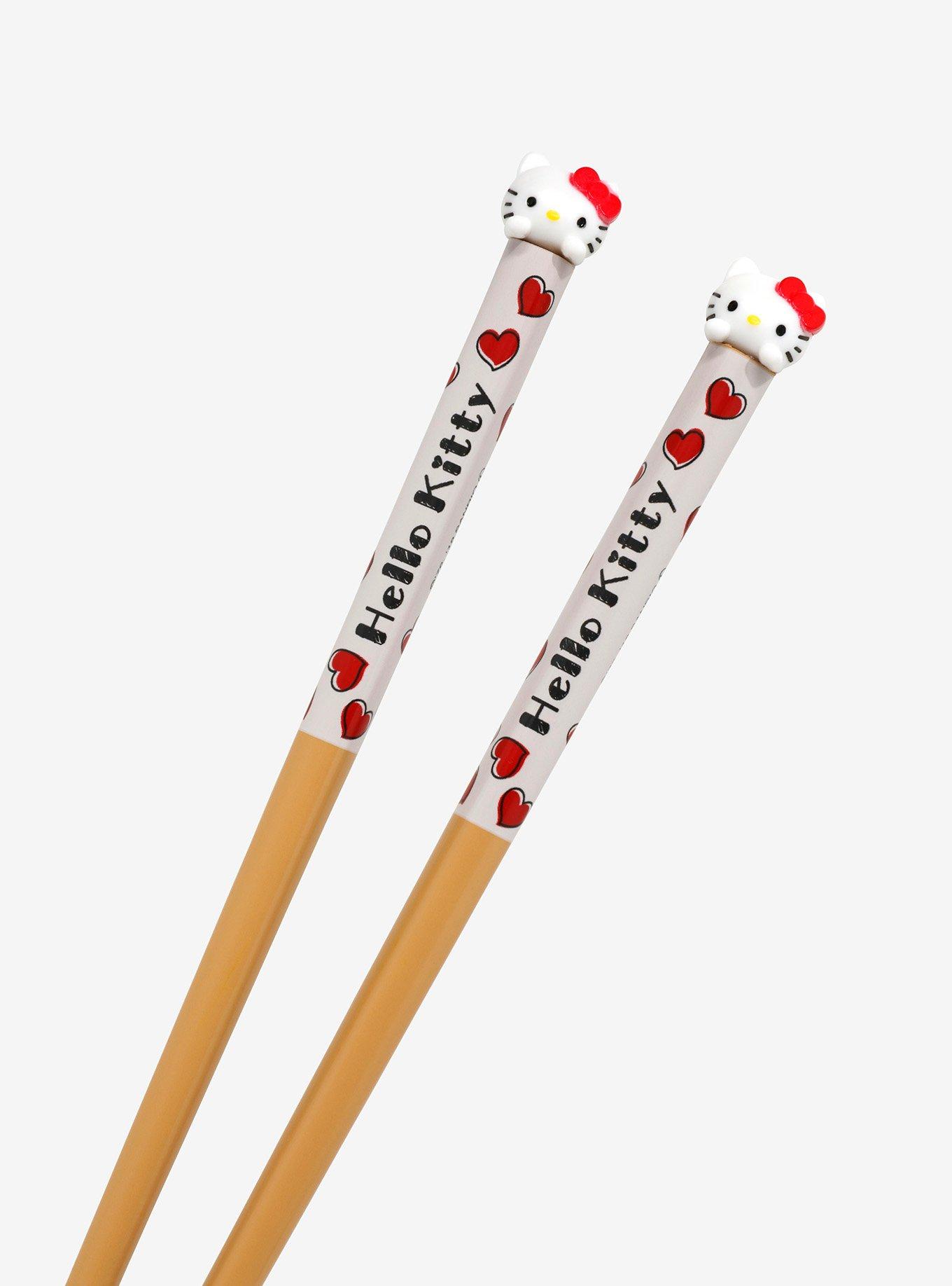 Sanrio Hello Kitty Heart Chopsticks, , alternate