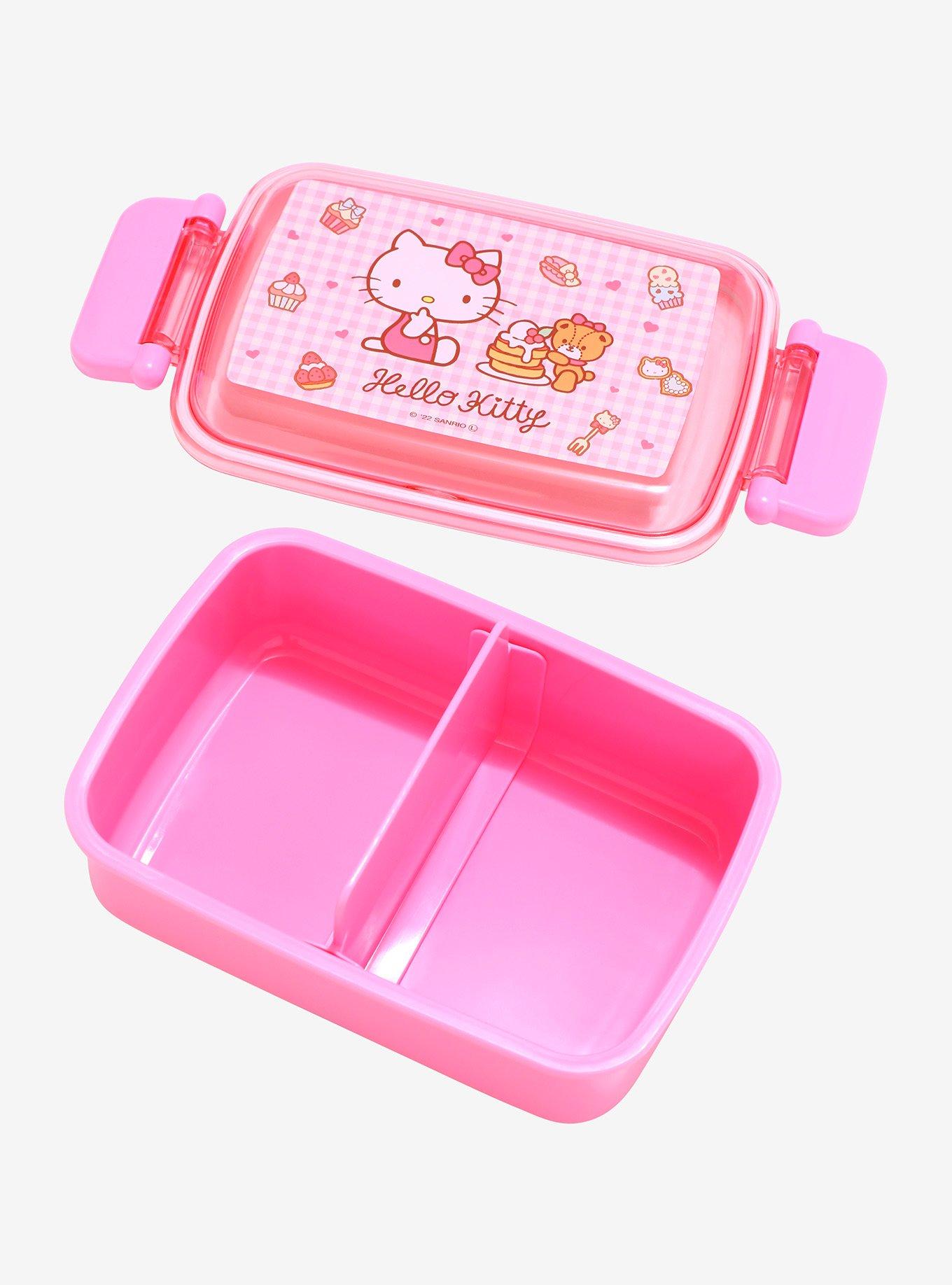 Sanrio Hello Kitty Pink Square Bento Box, , alternate