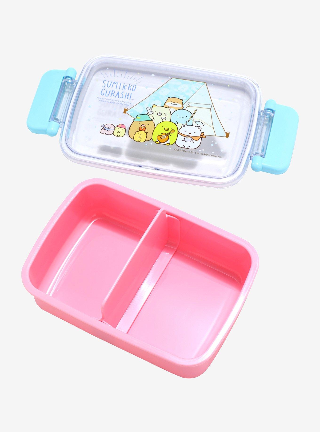 San-X Sumikko Gurashi Pink Square Bento Box, , alternate