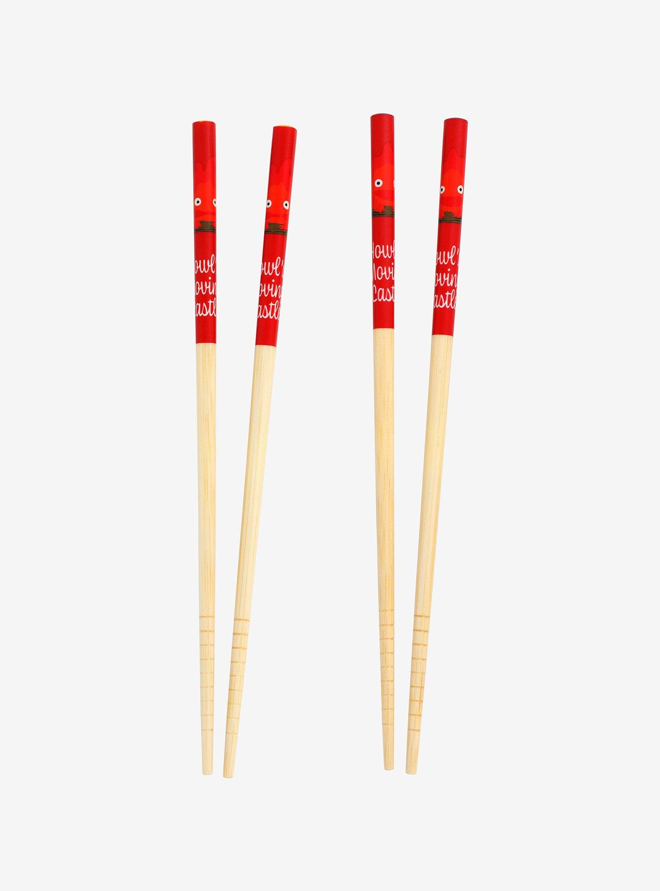 Studio Ghibli Howl's Moving Castle Calcifer Chopstick Set, , alternate