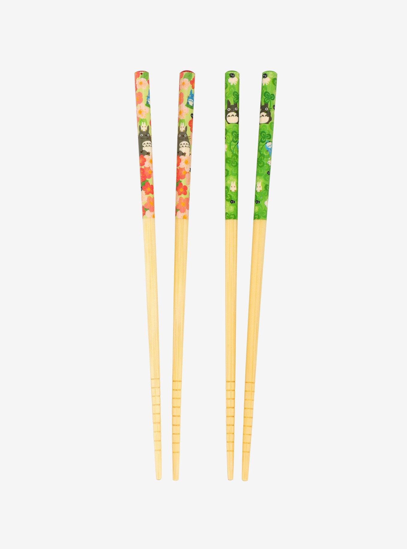 Studio Ghibli My Neighbor Totoro Green and Pink Chopsticks, , hi-res