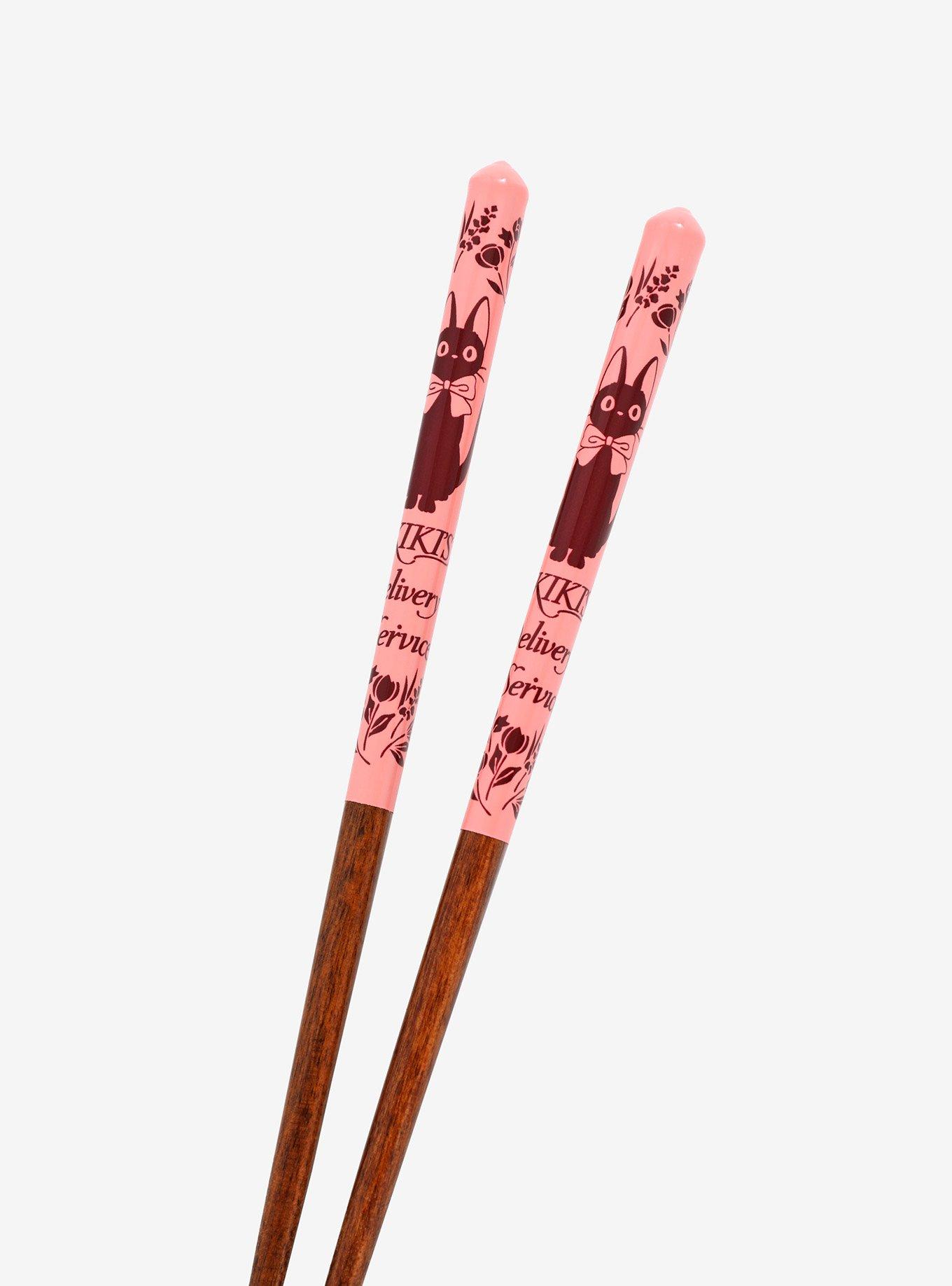 Studio Ghibli Kiki's Delivery Service Jiji Pink Chopsticks, , alternate