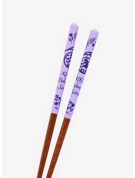 Studio Ghibli Kiki's Delivery Service Sign Purple Chopsticks, , hi-res