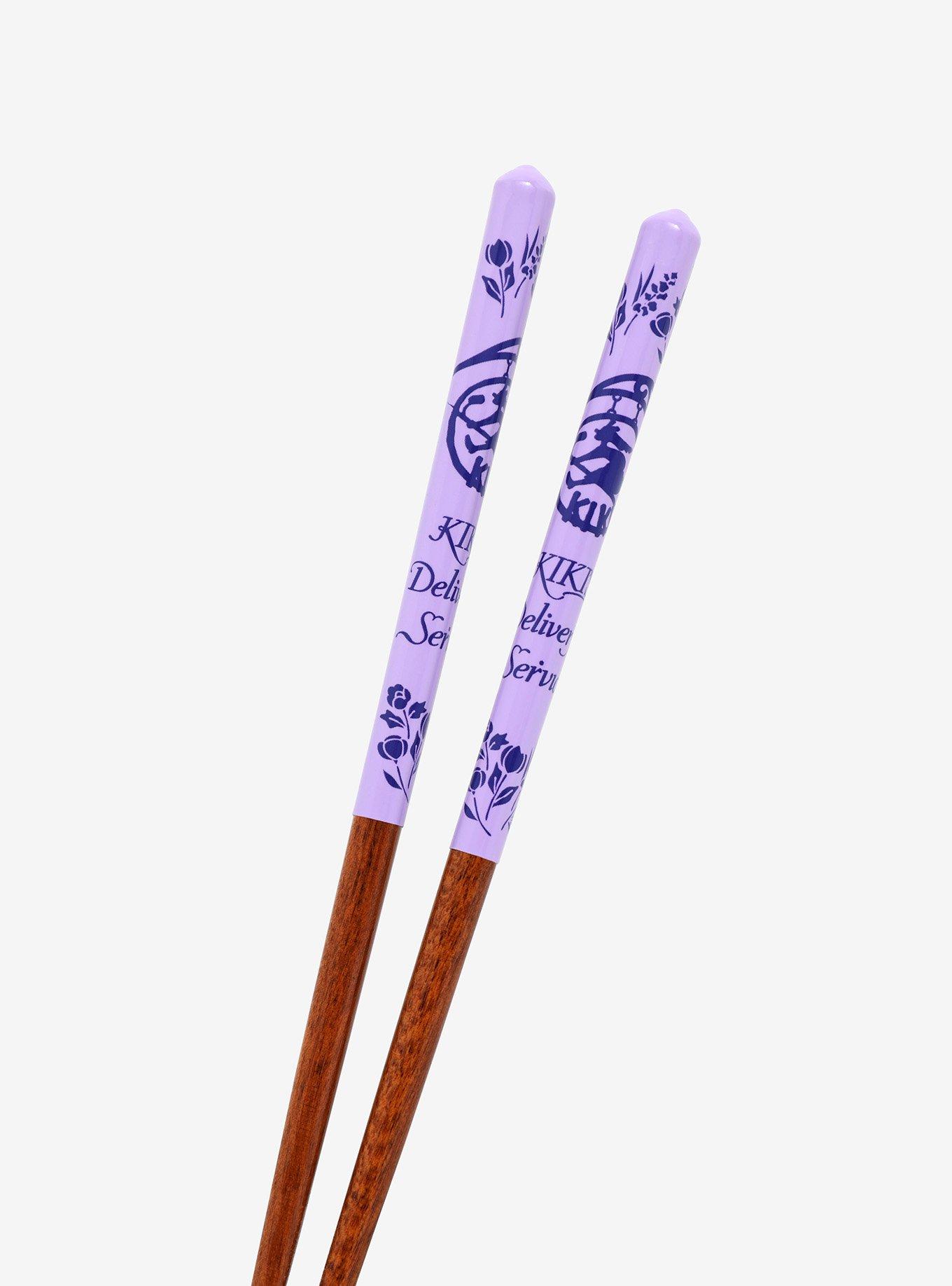 Studio Ghibli Kiki's Delivery Service Sign Purple Chopsticks, , alternate
