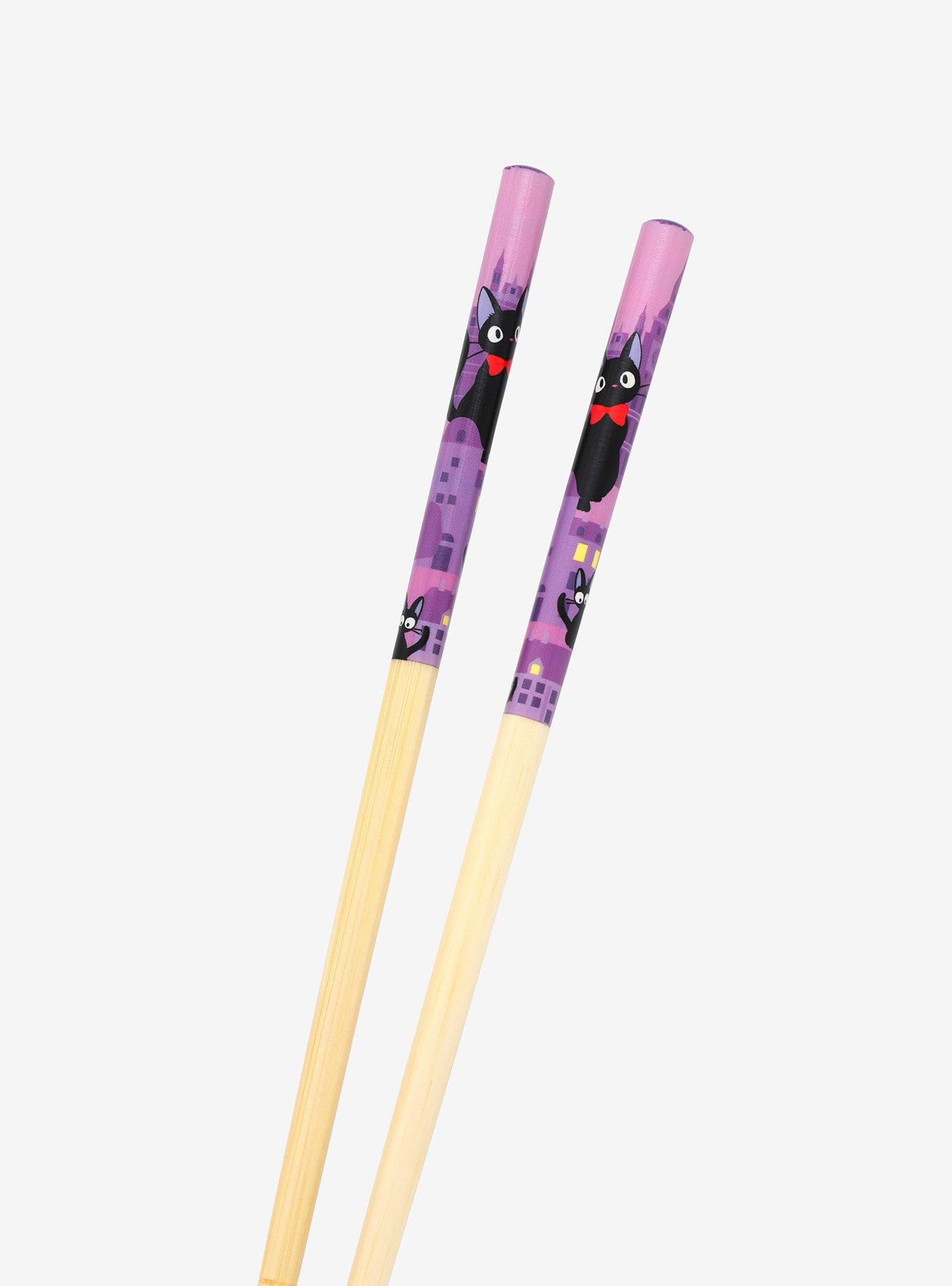 Studio Ghibli Kiki's Delivery Service Jiji Purple Chopsticks, , alternate