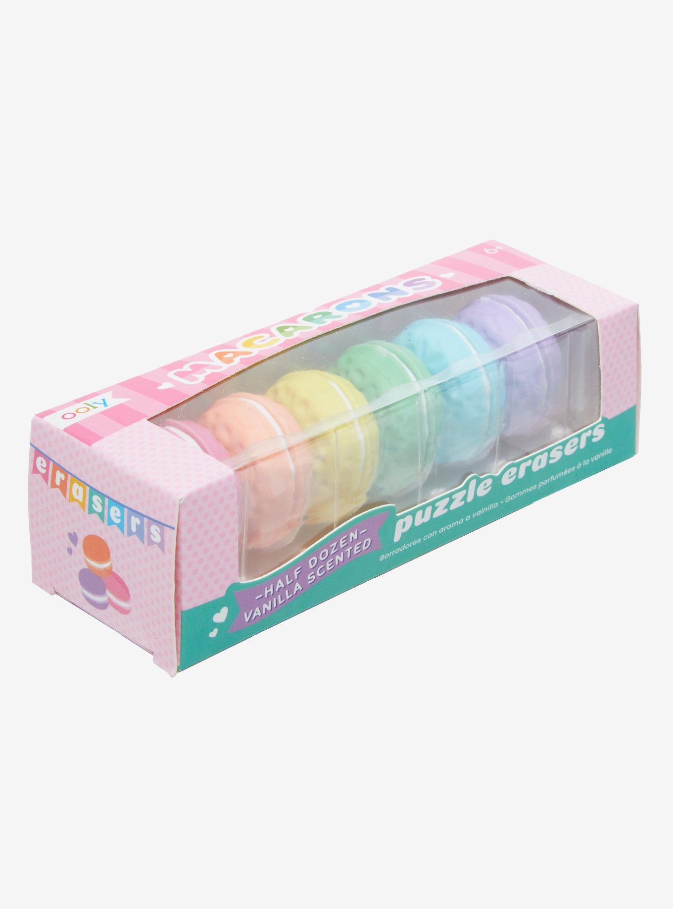 Pastel Macaron Scented Eraser Set, , alternate