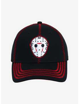 Friday The 13th Jason's Mask Snapback Hat, , hi-res