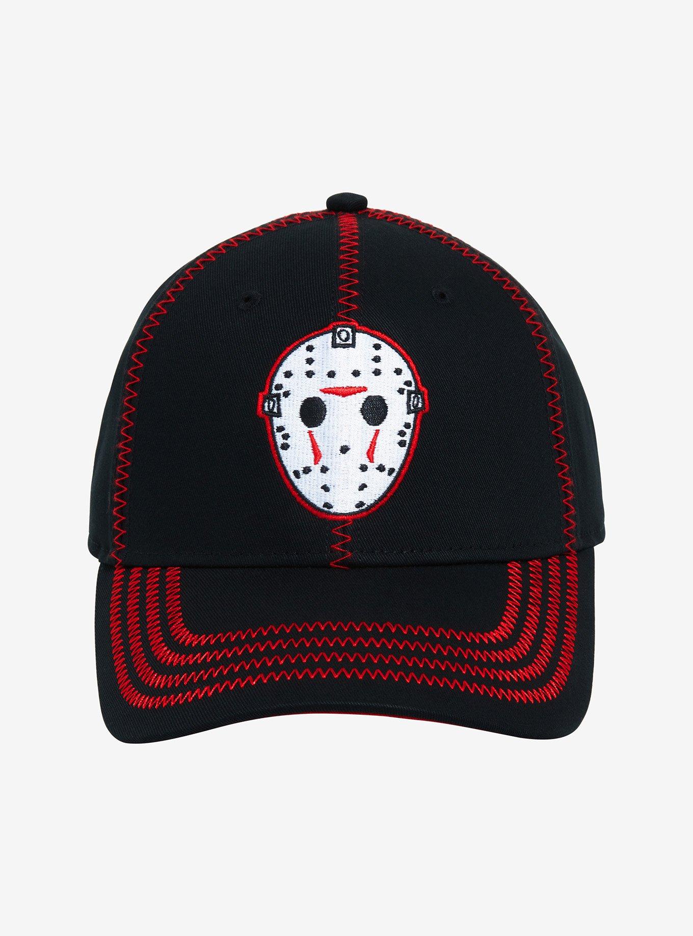 Friday The 13th Jason's Mask Snapback Hat, , alternate