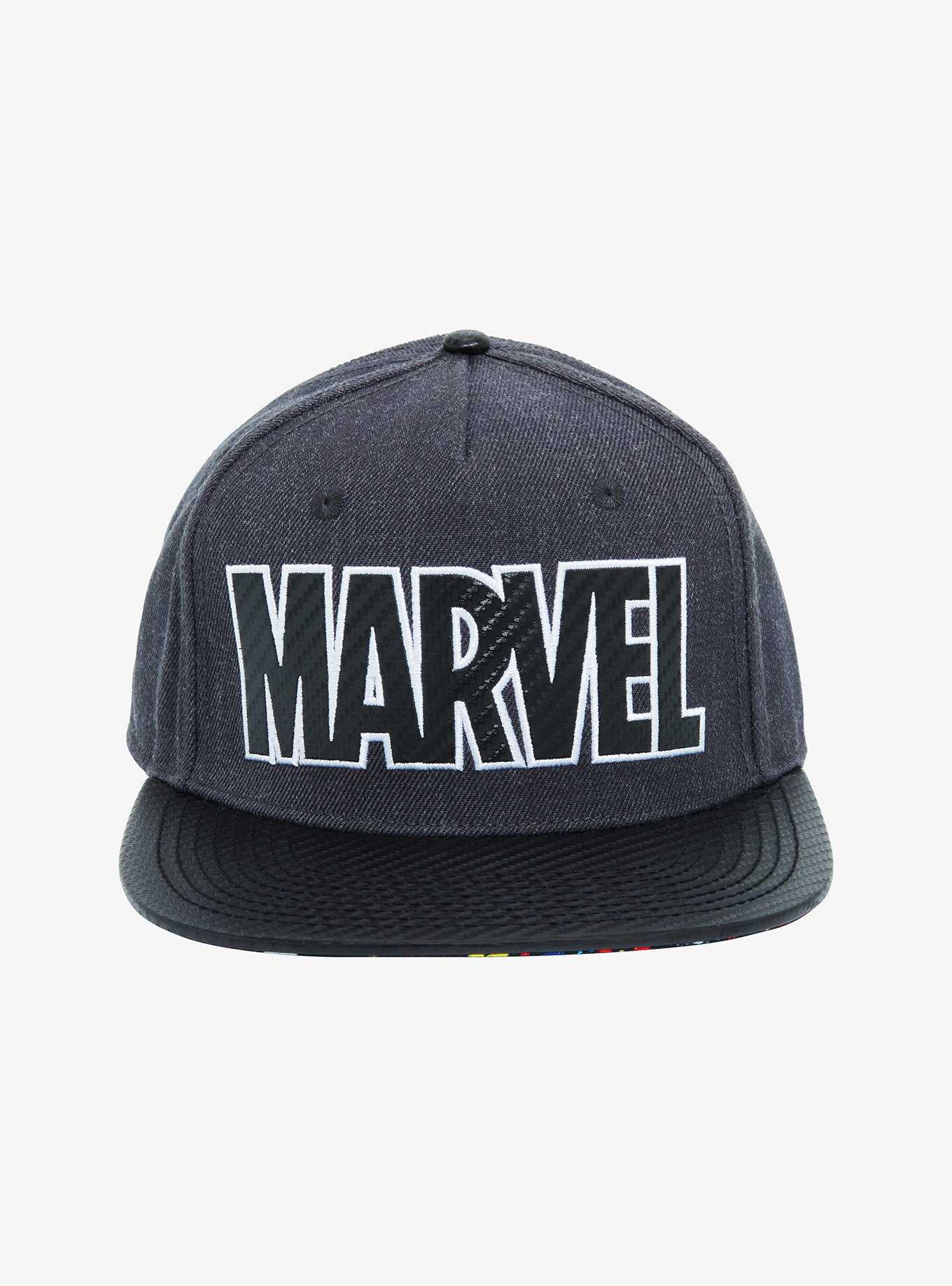 Marvel Logo Collage Snapback Hat, , hi-res