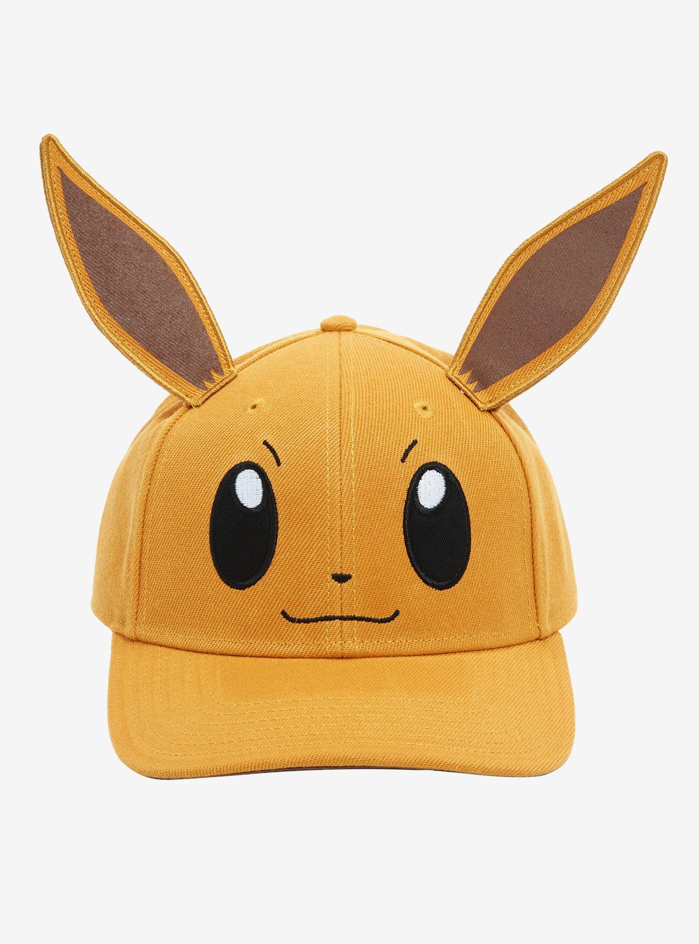 Pokemon Eevee 3D Ears Snapback Hat, , alternate