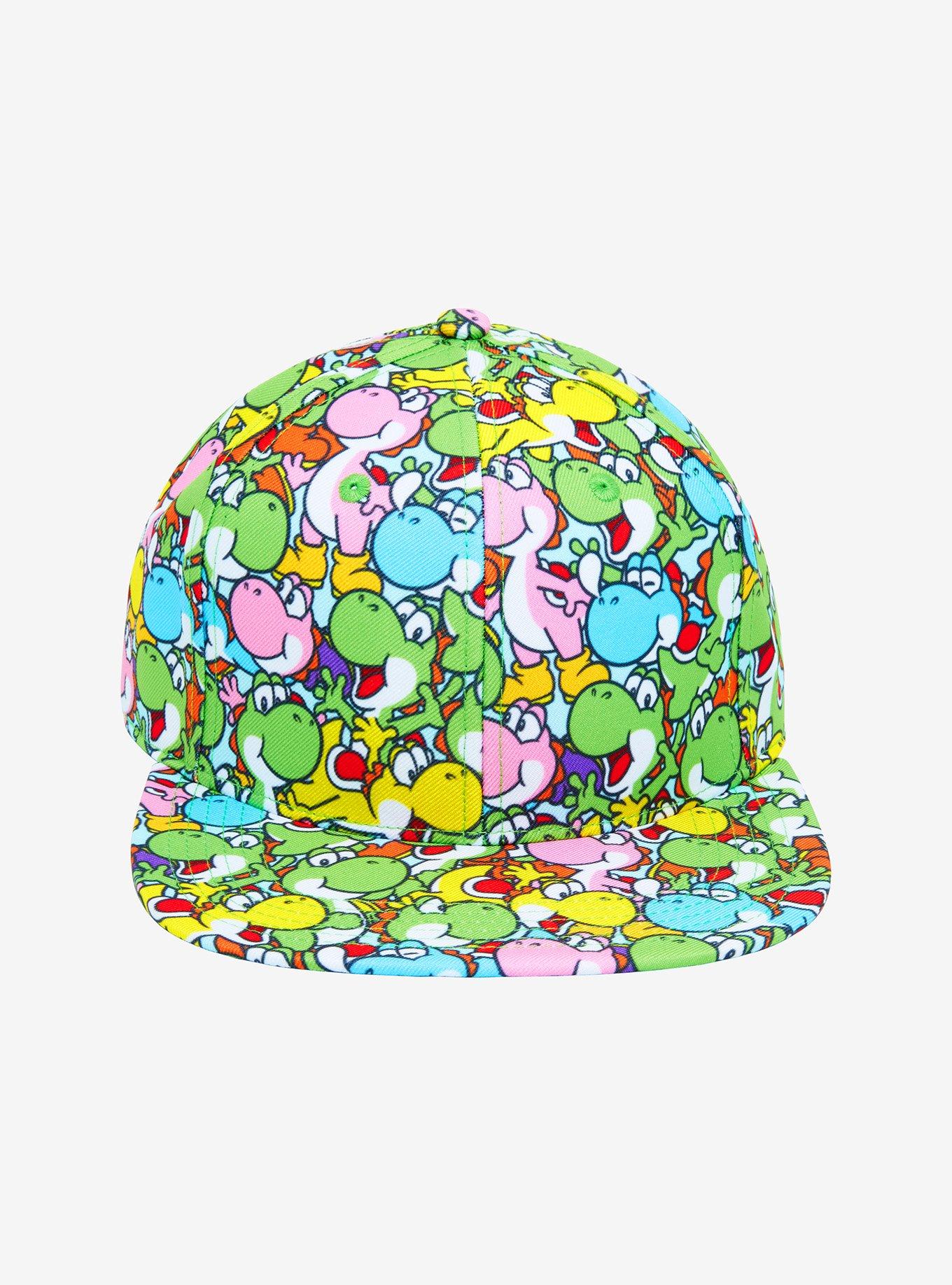 Super Mario Yoshi Snapback Hat, , alternate