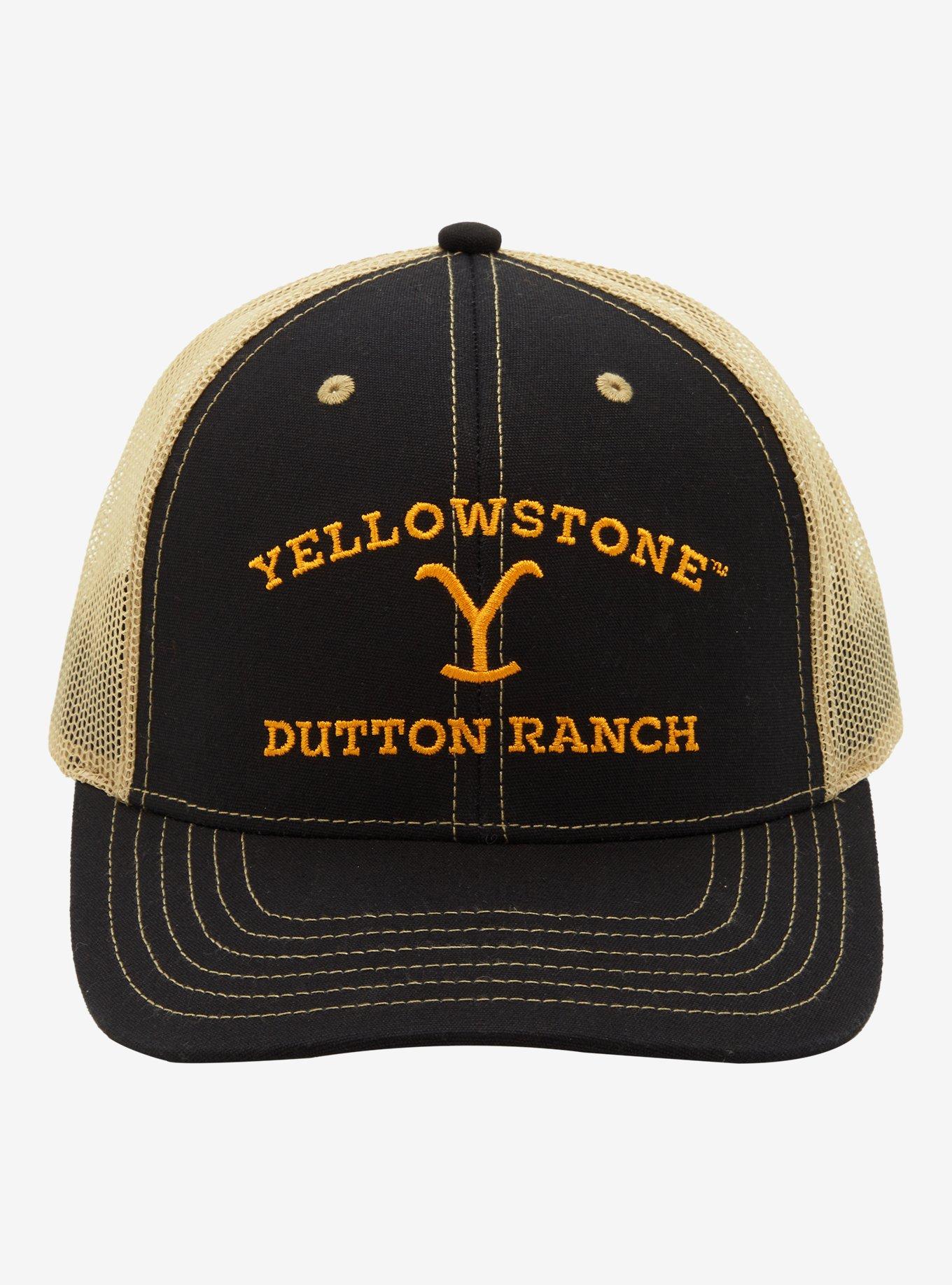 Yellowstone Dutton Ranch Logo Embroidered Trucker Hat, , alternate