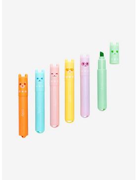 Beary Sweet Mini Scented Neon Highlighter Set, , hi-res