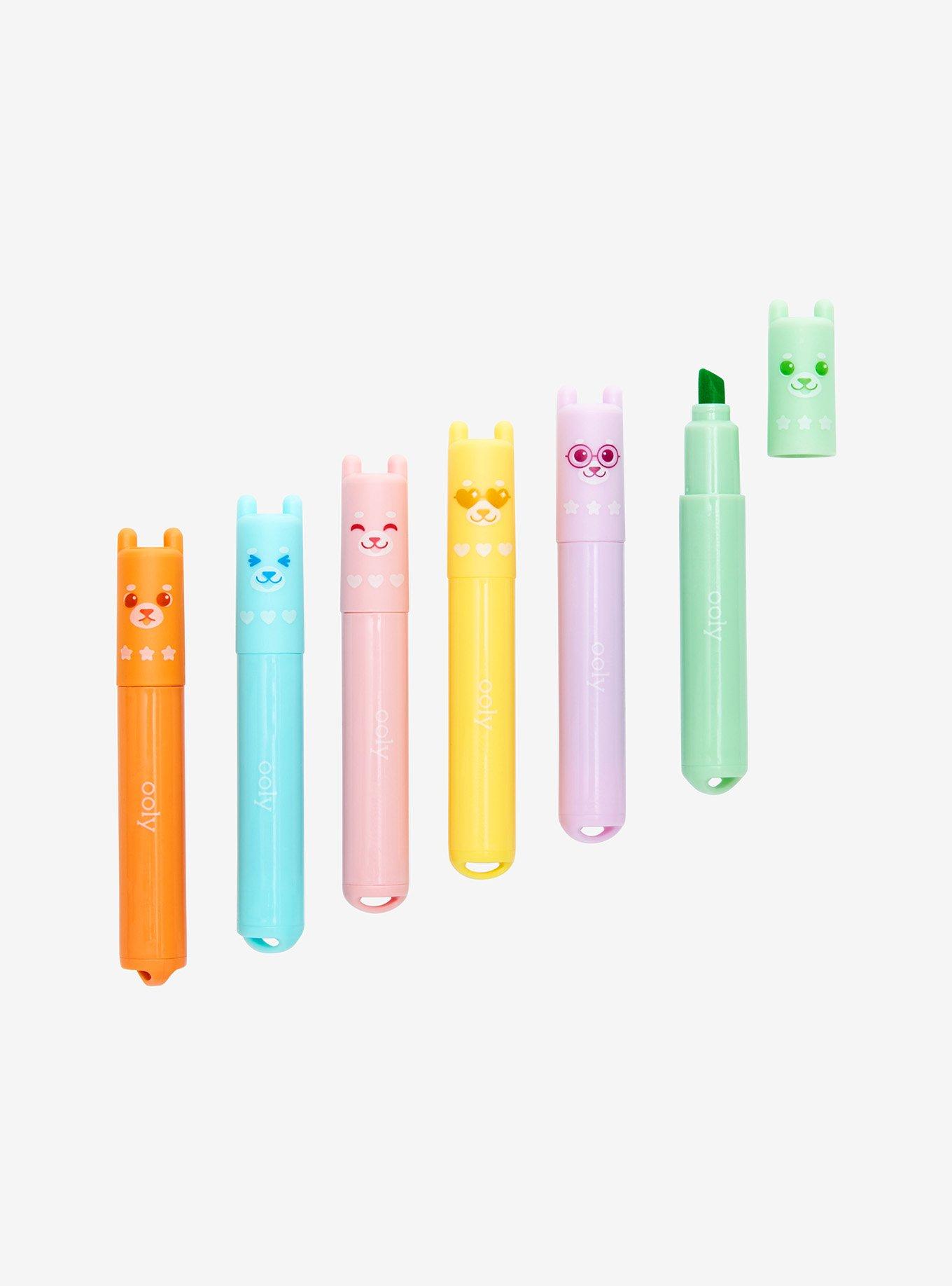 Beary Sweet Mini Scented Neon Highlighter Set, , alternate