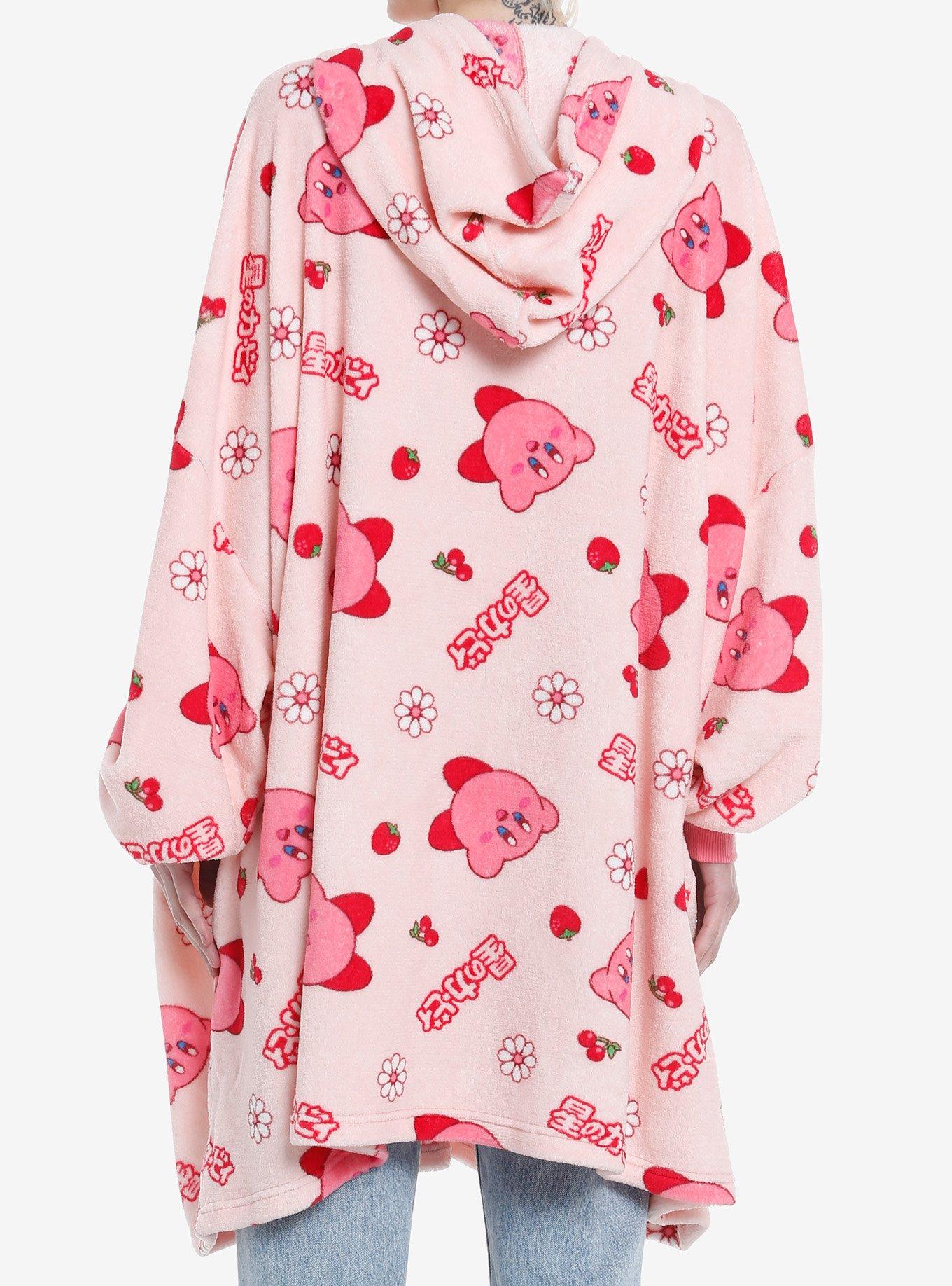 Kirby Fuzzy Girls Oversized Hoodie, , alternate