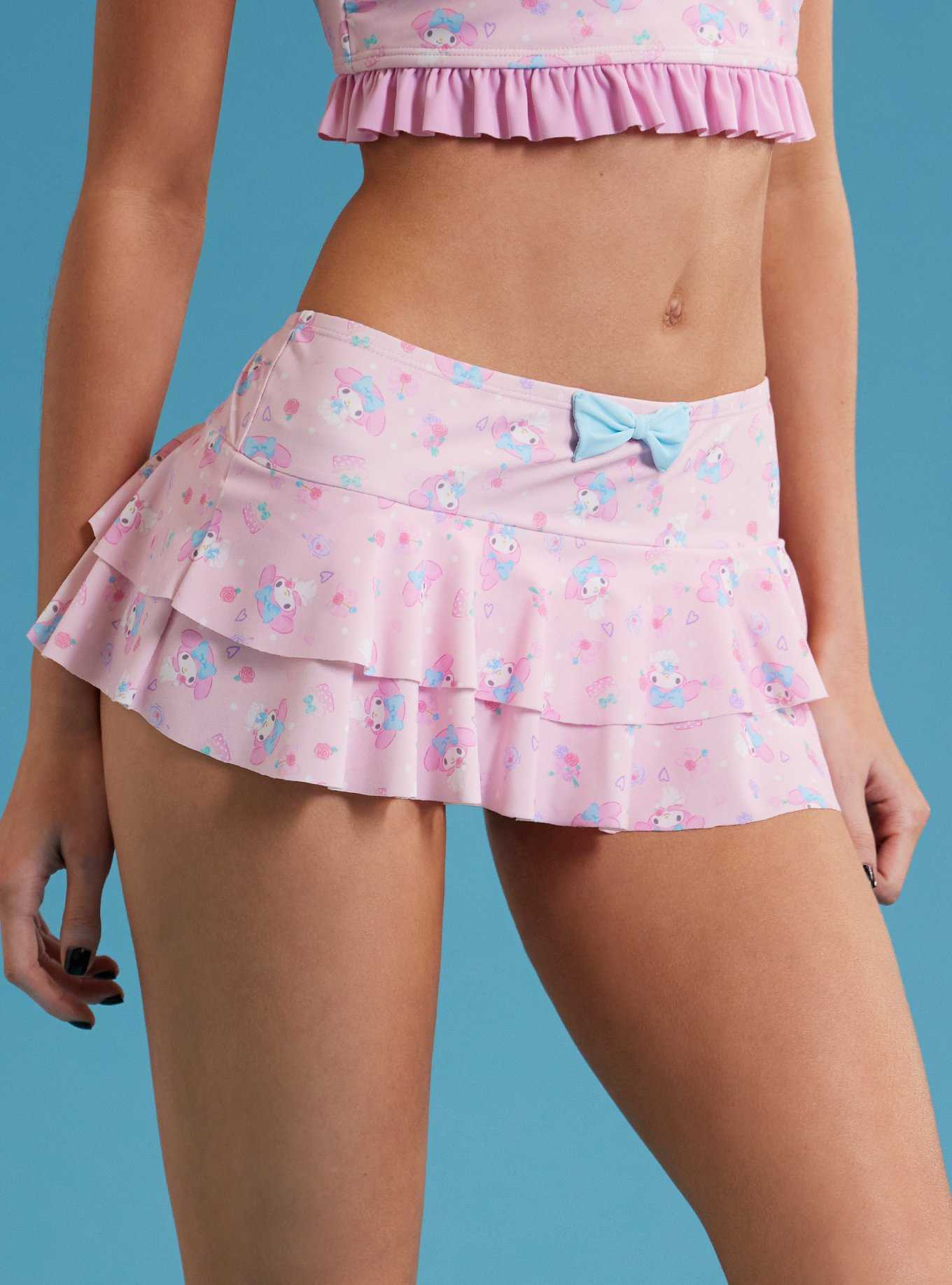 My Melody Sweets Skirted Swim Bottoms, , hi-res