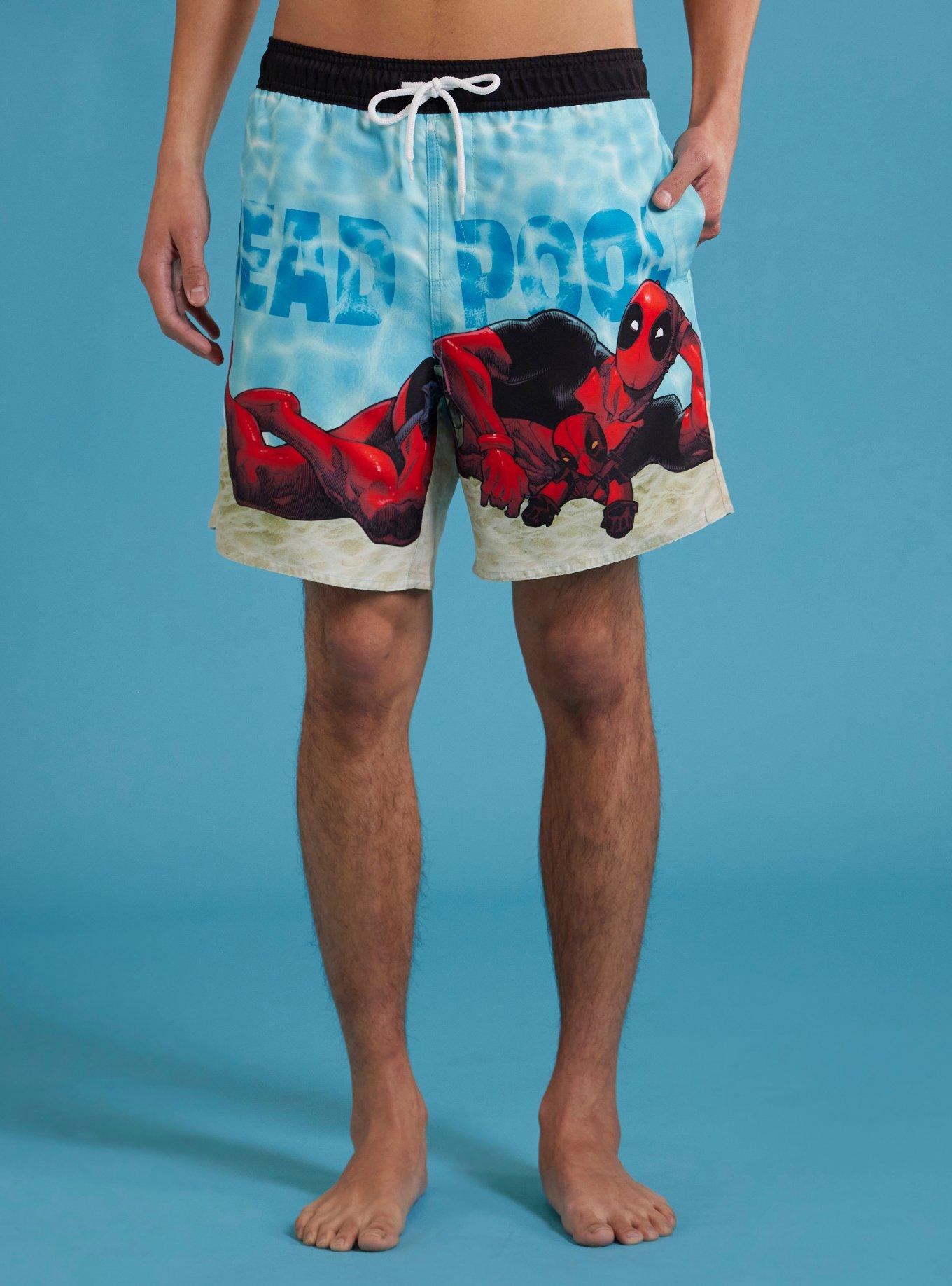 Marvel Deadpool Beach Swim Trunks