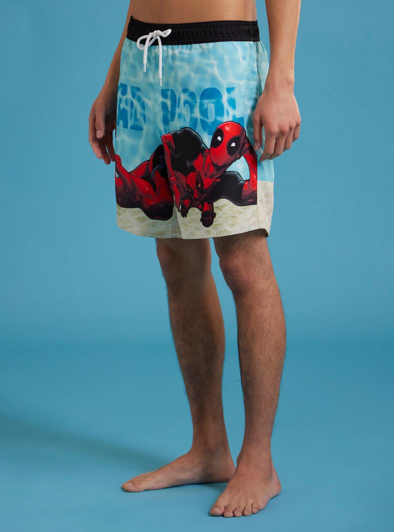 Marvel Deadpool Beach Swim Trunks