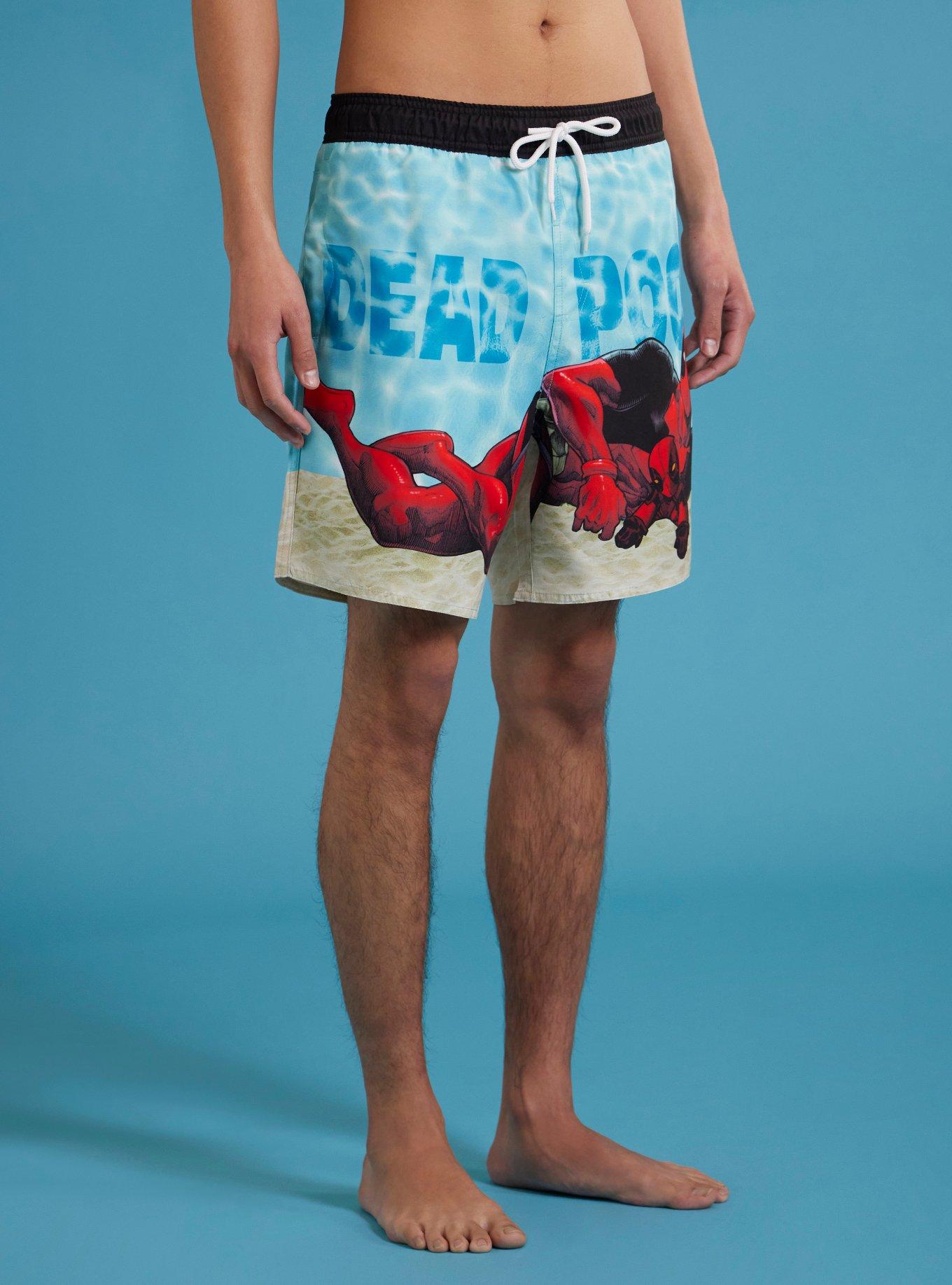 Marvel Deadpool Beach Swim Trunks