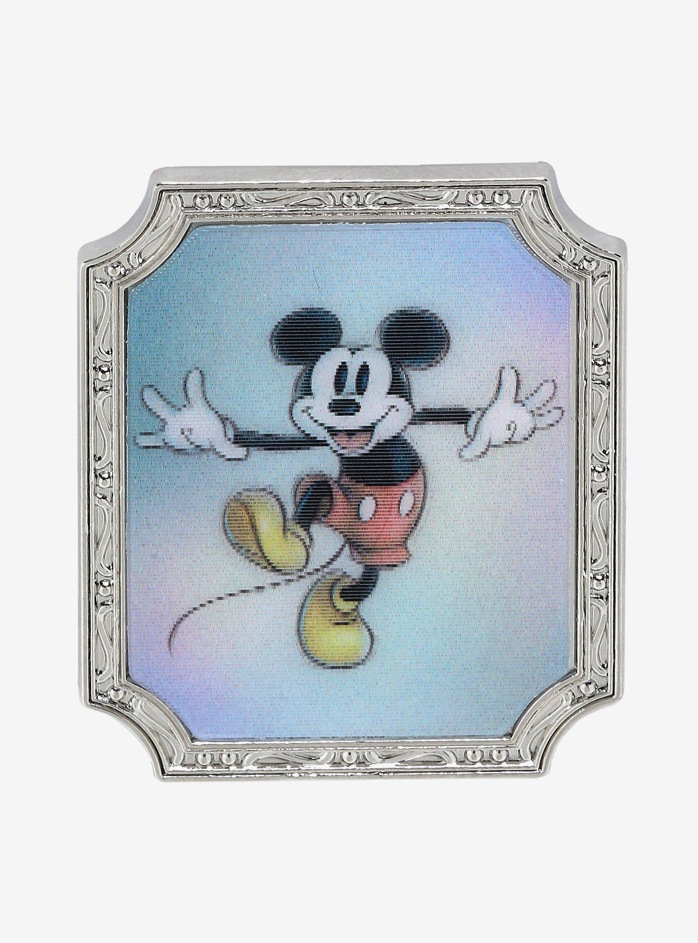 Loungefly Disney100 Mickey Mouse Sketch Lenticular Pin - BoxLunch Exclusive, , alternate