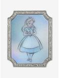 Loungefly Disney100 Alice in Wonderland Alice Sketch Lenticular Pin - BoxLunch Exclusive, , alternate