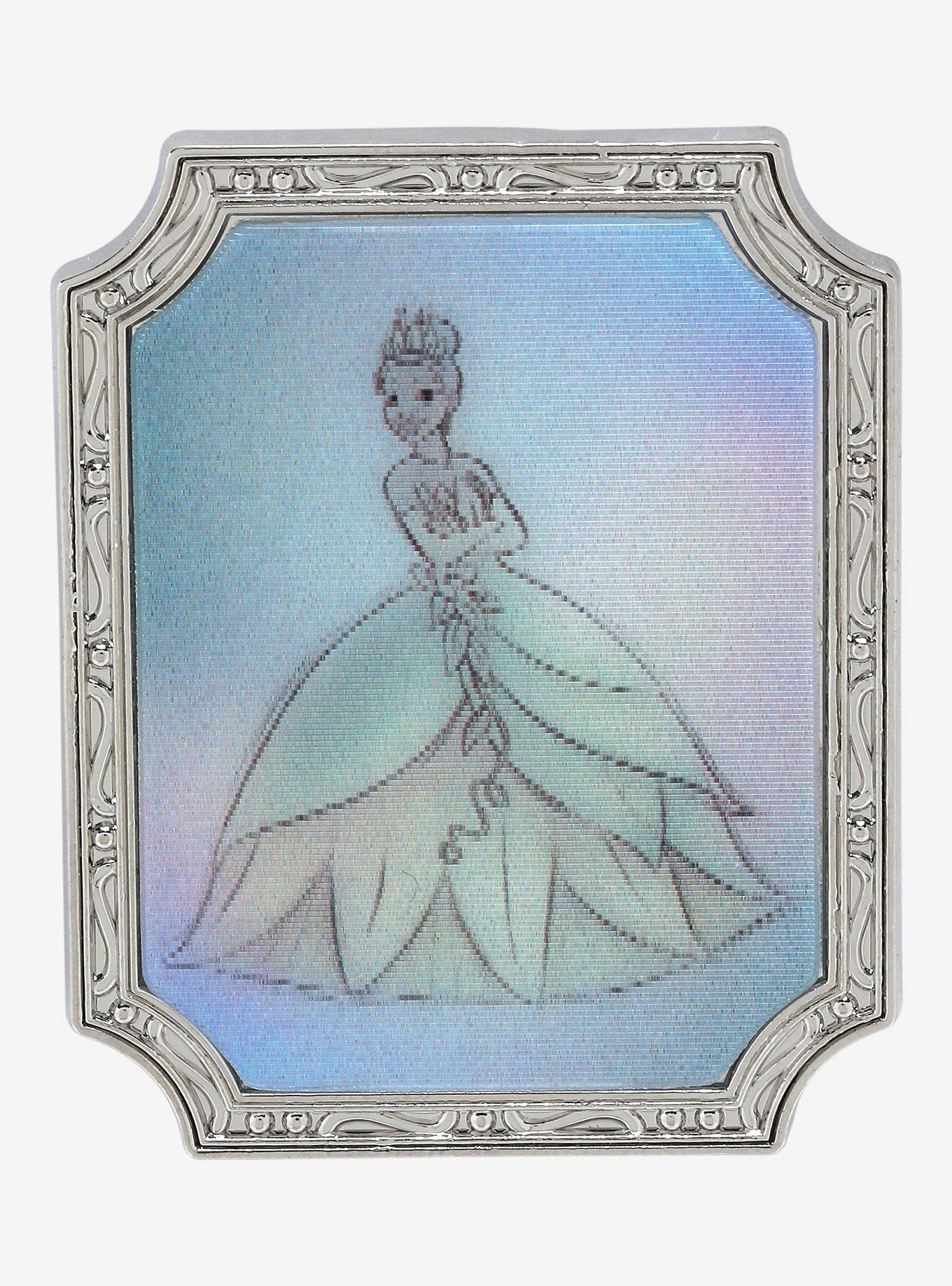 Loungefly Disney100 Princess and the Frog Tiana Sketch Lenticular Pin - BoxLunch Exclusive, , alternate
