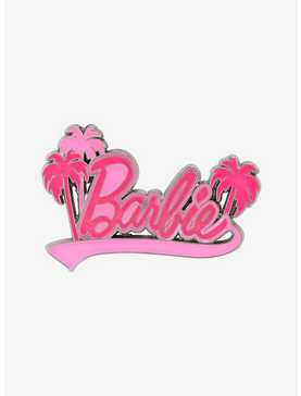 Barbie Palm Tree Logo Enamel Pin - BoxLunch Exclusive, , hi-res