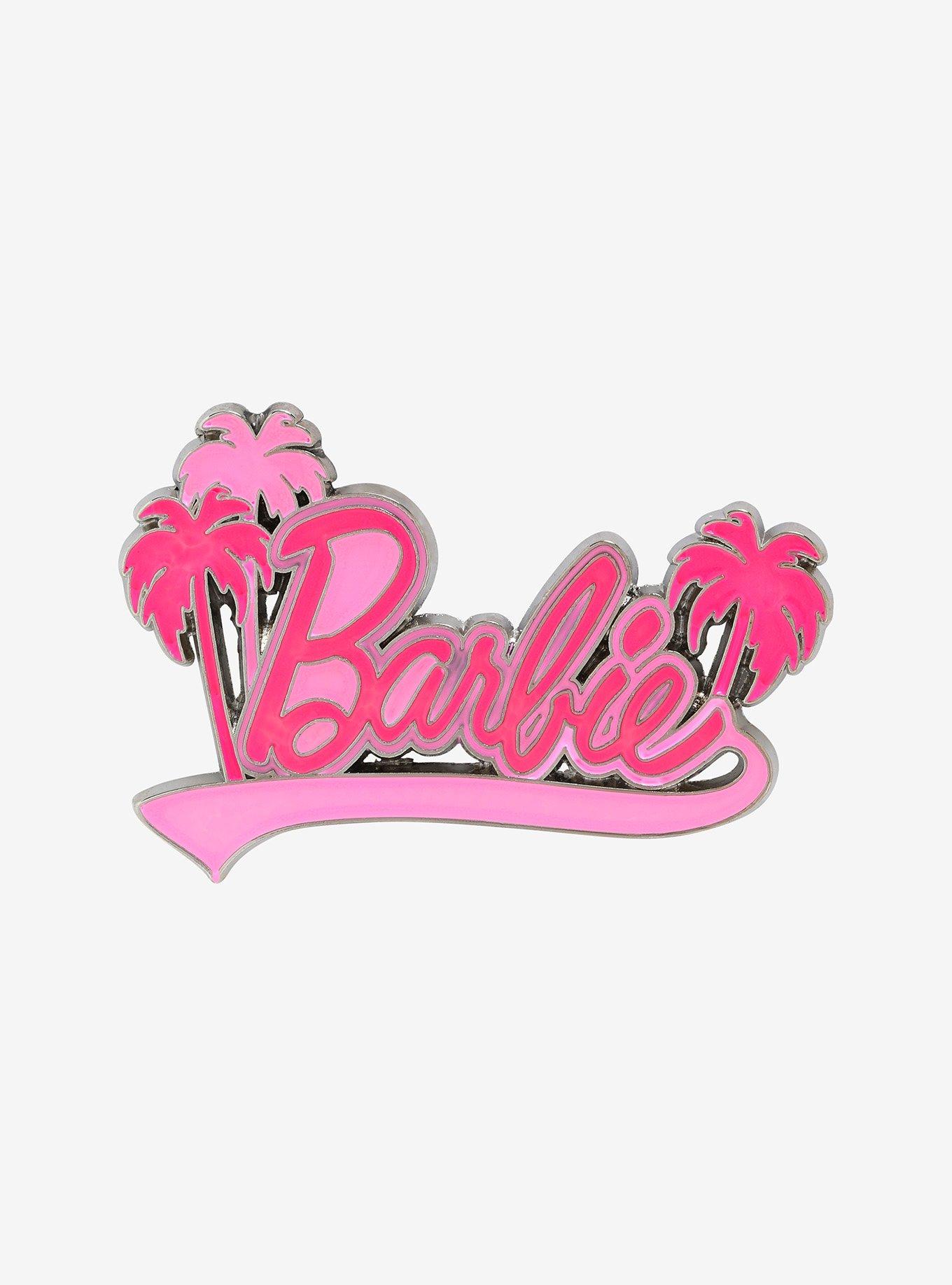 Barbie Palm Tree Logo Enamel Pin - BoxLunch Exclusive, , hi-res