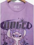 Disney Lilo & Stitch: The Series Angel Holographic Portrait Women's T-Shirt - BoxLunch Exclusive, LILAC, alternate