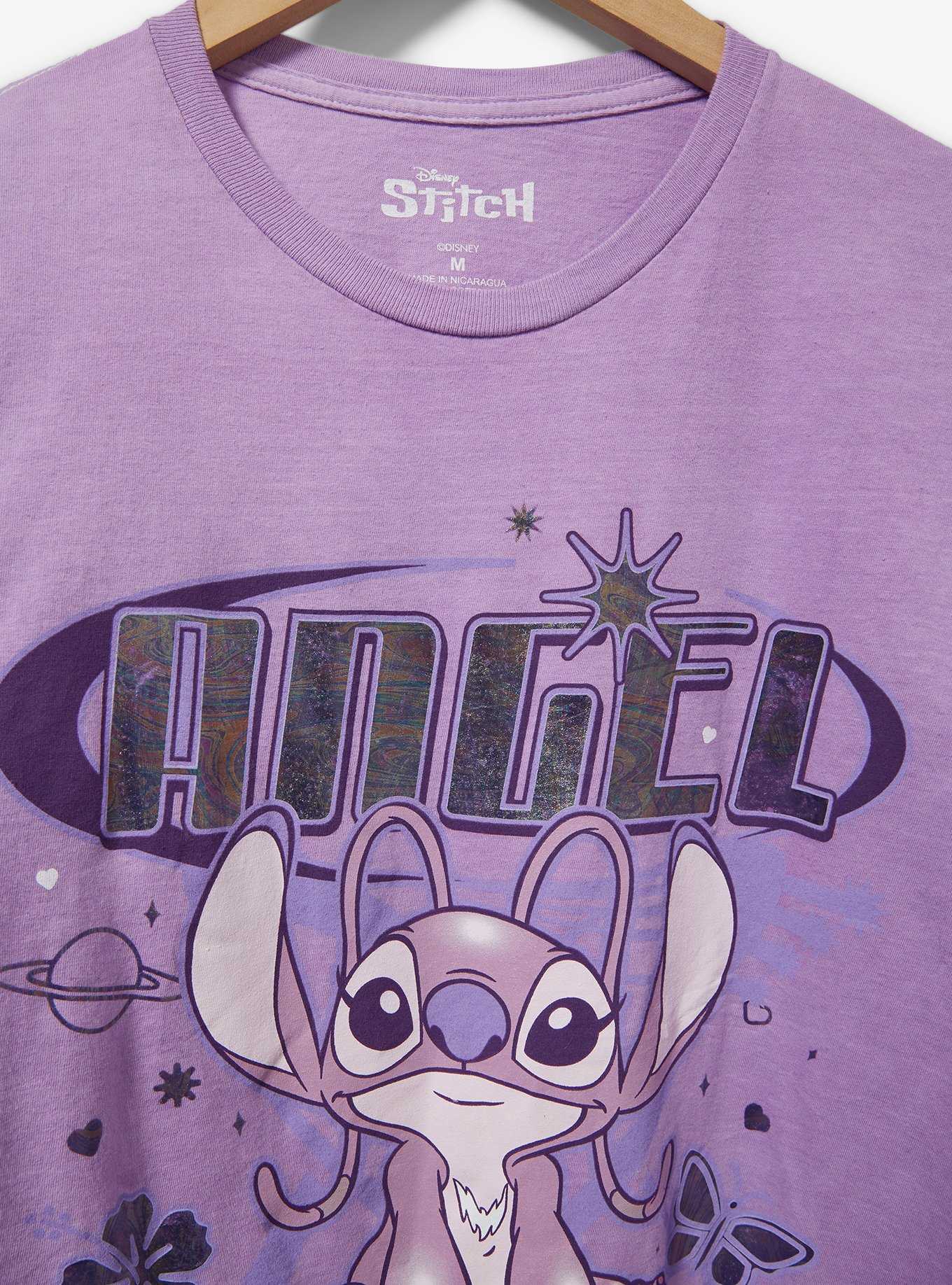 Disney Lilo & Stitch: The Series Angel Holographic Portrait Women's T-Shirt - BoxLunch Exclusive, , hi-res