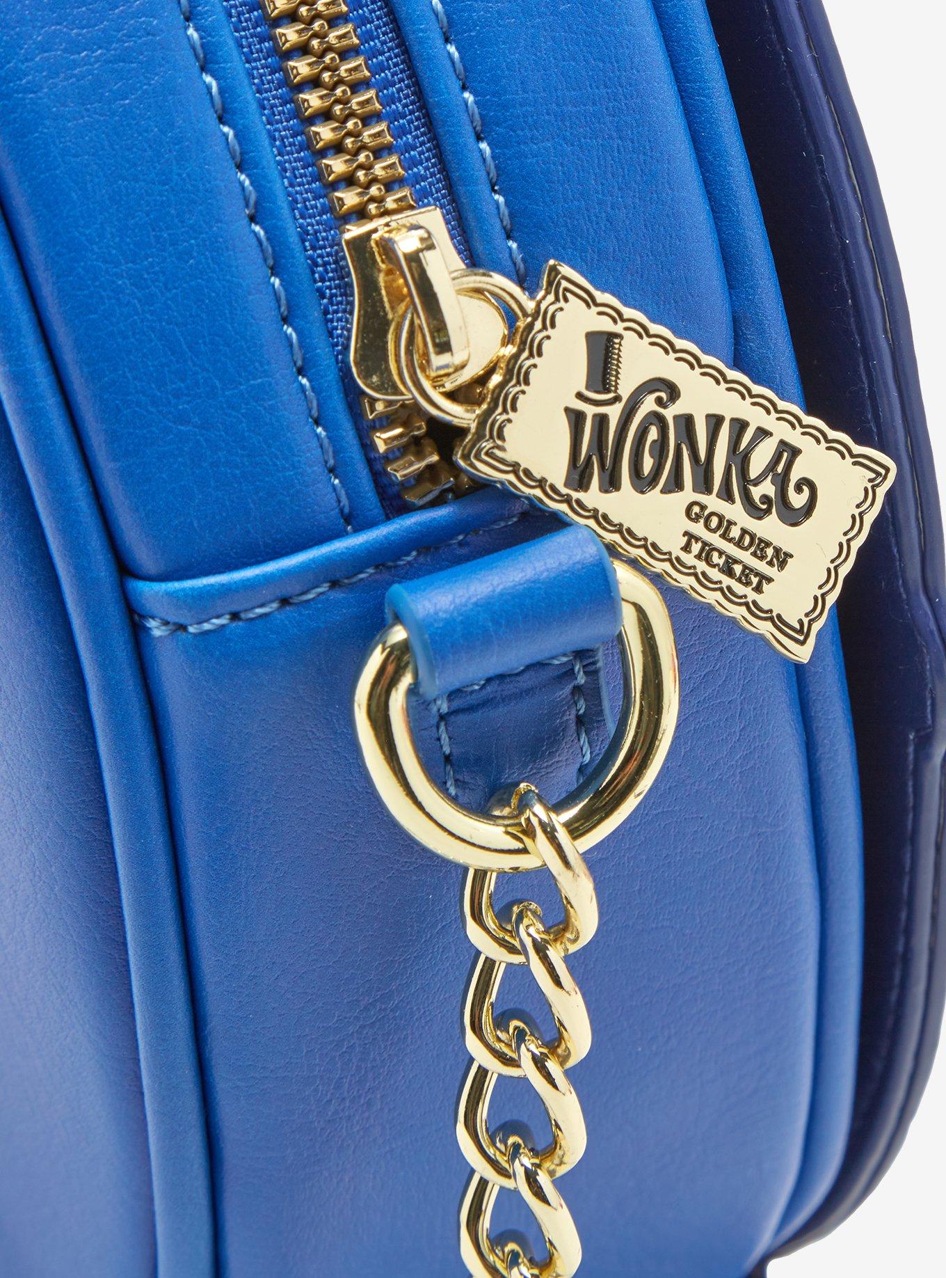 Willy Wonka & The Chocolate Factory Violet Beauregarde Blueberry Crossbody Bag, , alternate