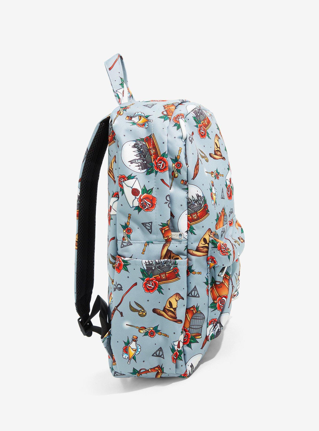 Loungefly Harry Potter Tattoo Icons Mini Backpack, , alternate