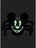Loungefly Disney Mickey Mouse Spider Glow-In-The-Dark Crossbody Bag, , alternate