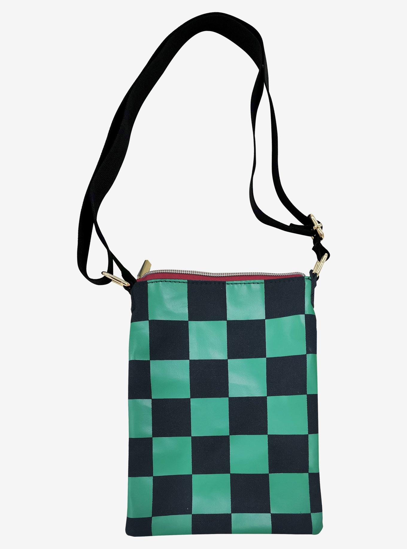 Sexy Dance Women Crossbody Bags,Checkered Tote Shoulder Handbags