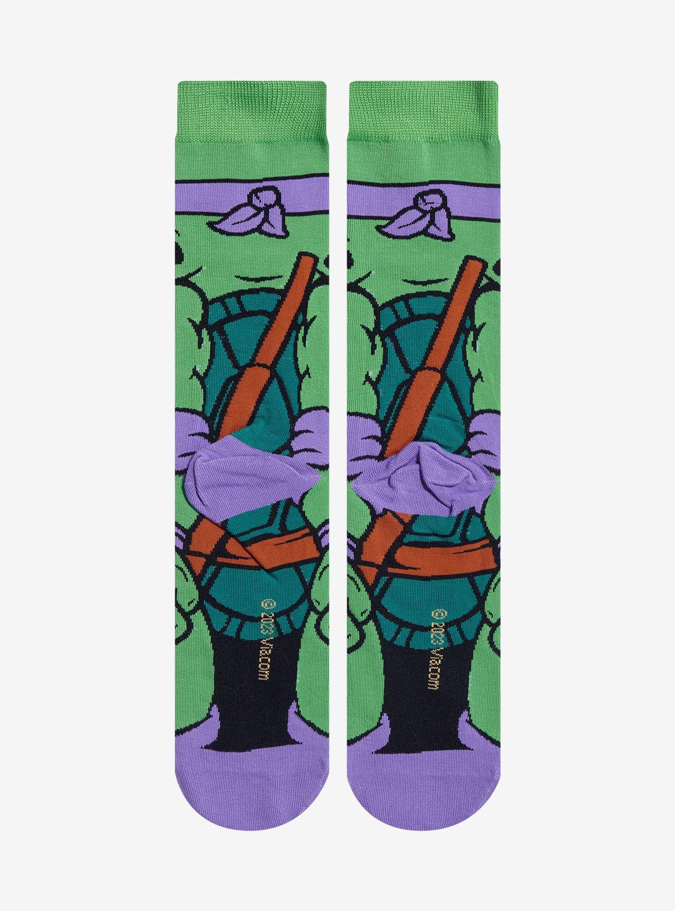 Teenage Mutant Ninja Turtles Donatello Crew Socks, , alternate