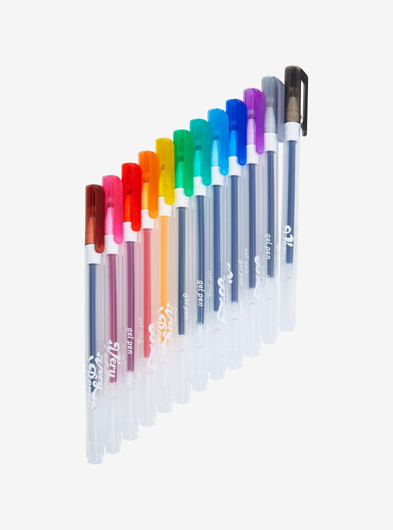 Rainbow Strawberry Scented Gel Pen Set, , alternate