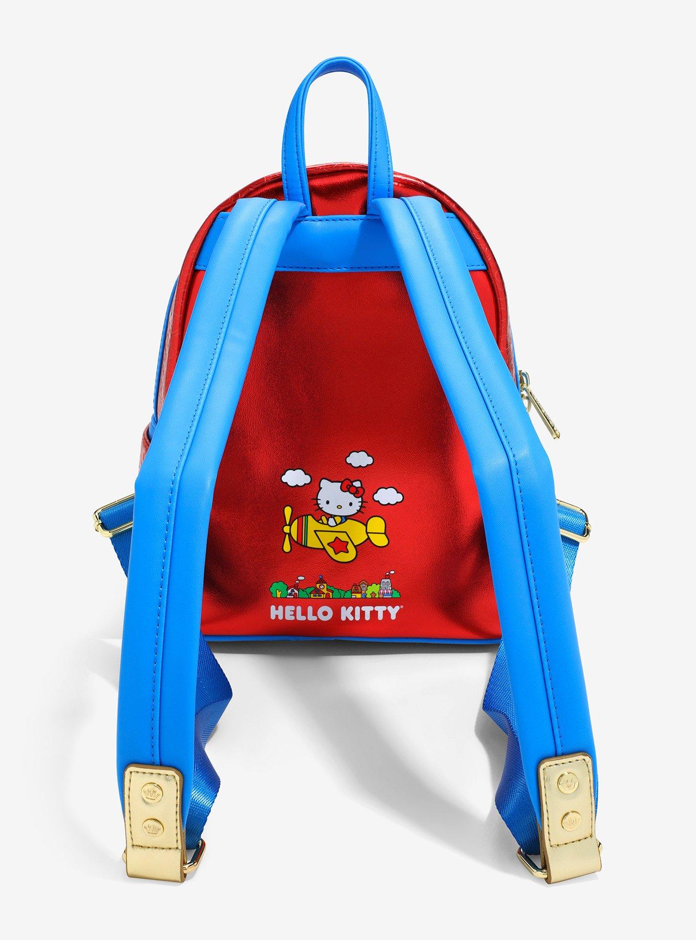 Loungefly Sanrio Hello Kitty 50th Anniversary Red Mini Backpack, , alternate