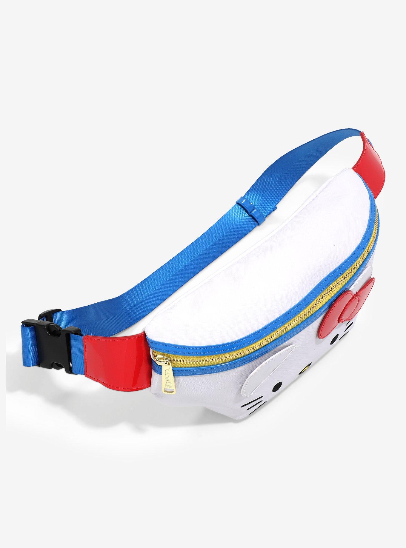 Loungefly Sanrio Hello Kitty 50th Anniversary Face Belt Bag, , alternate
