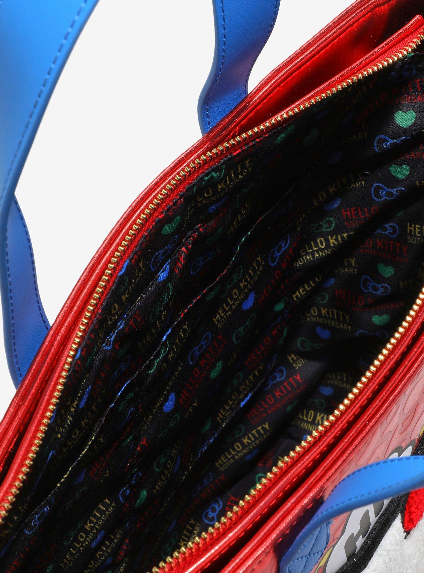 Loungefly Sanrio Hello Kitty 50th Anniversary Tote Bag and Coin Purse, , alternate