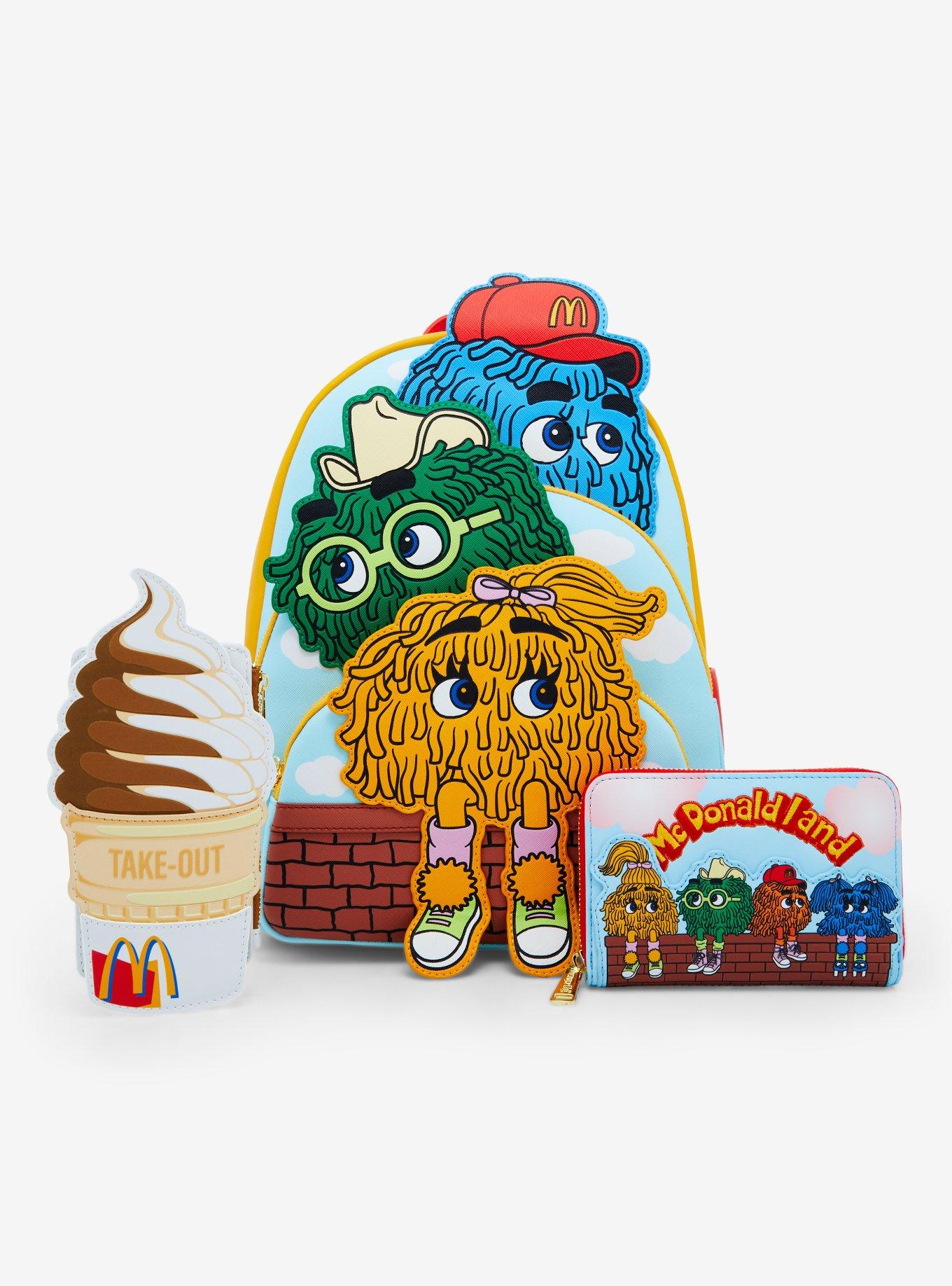 【LOUNGE FLY】McDonald's Fry Guys ウォレット 財布 Loungefly McDonald's McDonaldland Fry Guys Zip Wallet | BoxLunch