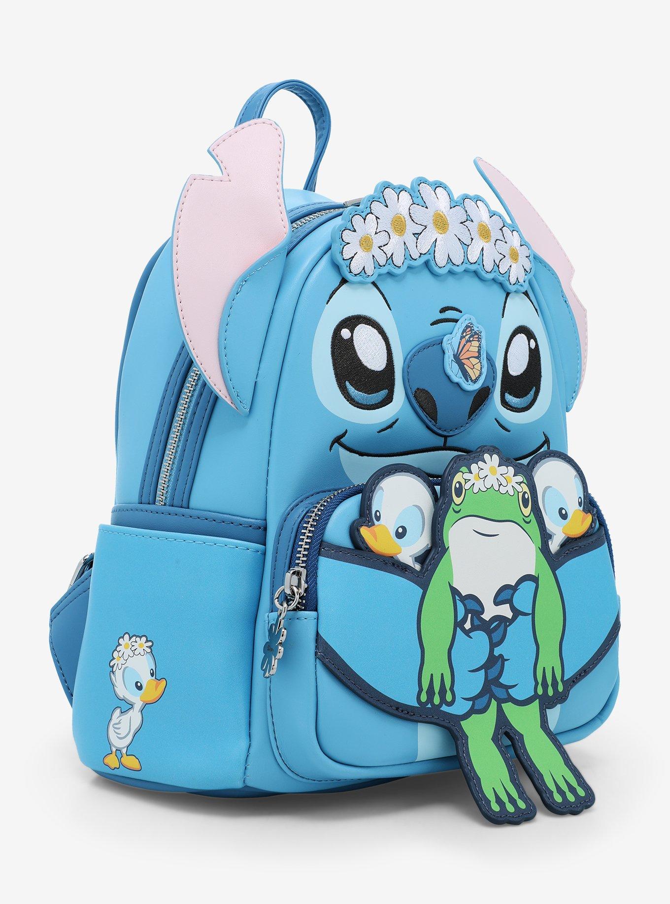 Loungefly Disney Lilo & Stitch Frog Duckling Springtime Mini Backpack, , alternate