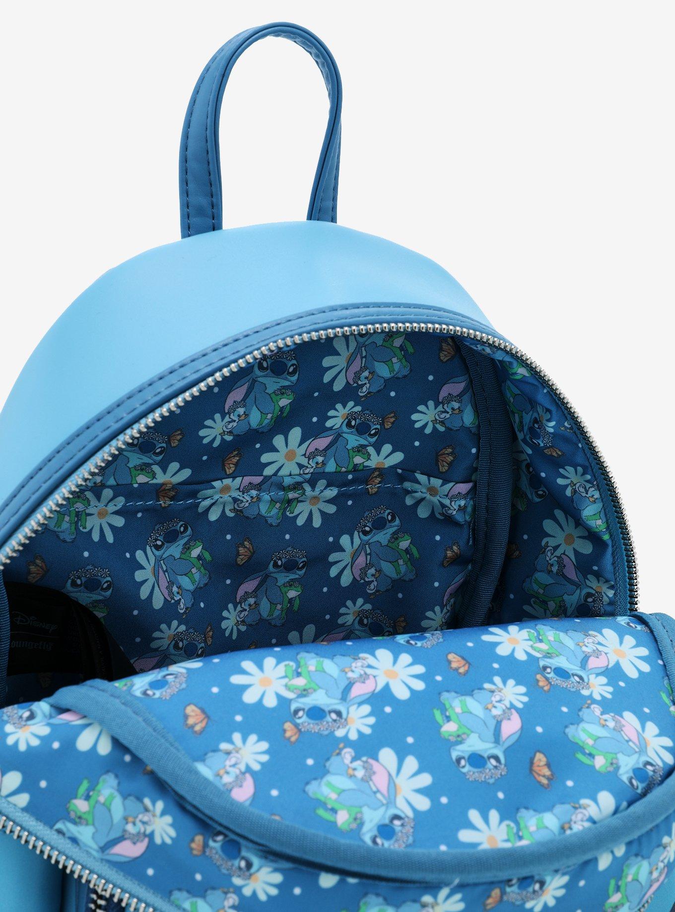 Loungefly Disney Lilo & Stitch Frog Duckling Springtime Mini Backpack