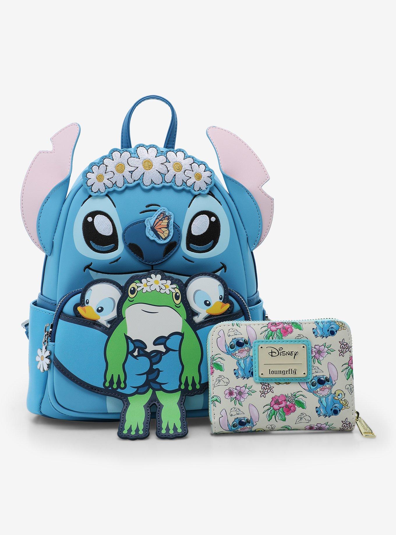 Loungefly Disney Lilo & Stitch Frog Duckling Springtime Mini Backpack, , alternate