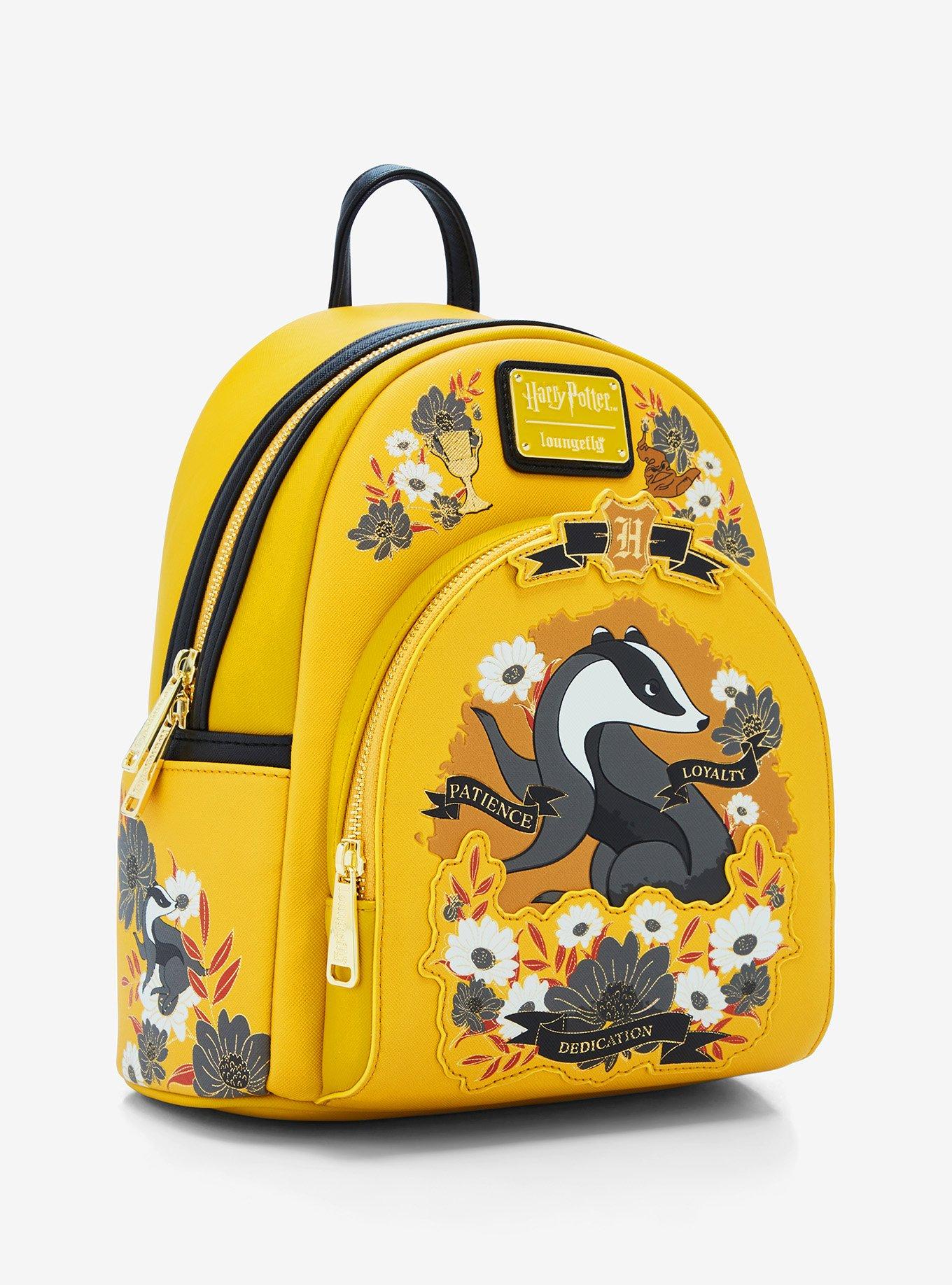 Loungefly Harry Potter Hufflepuff House Mini Backpack - BoxLunch Exclusive, , alternate