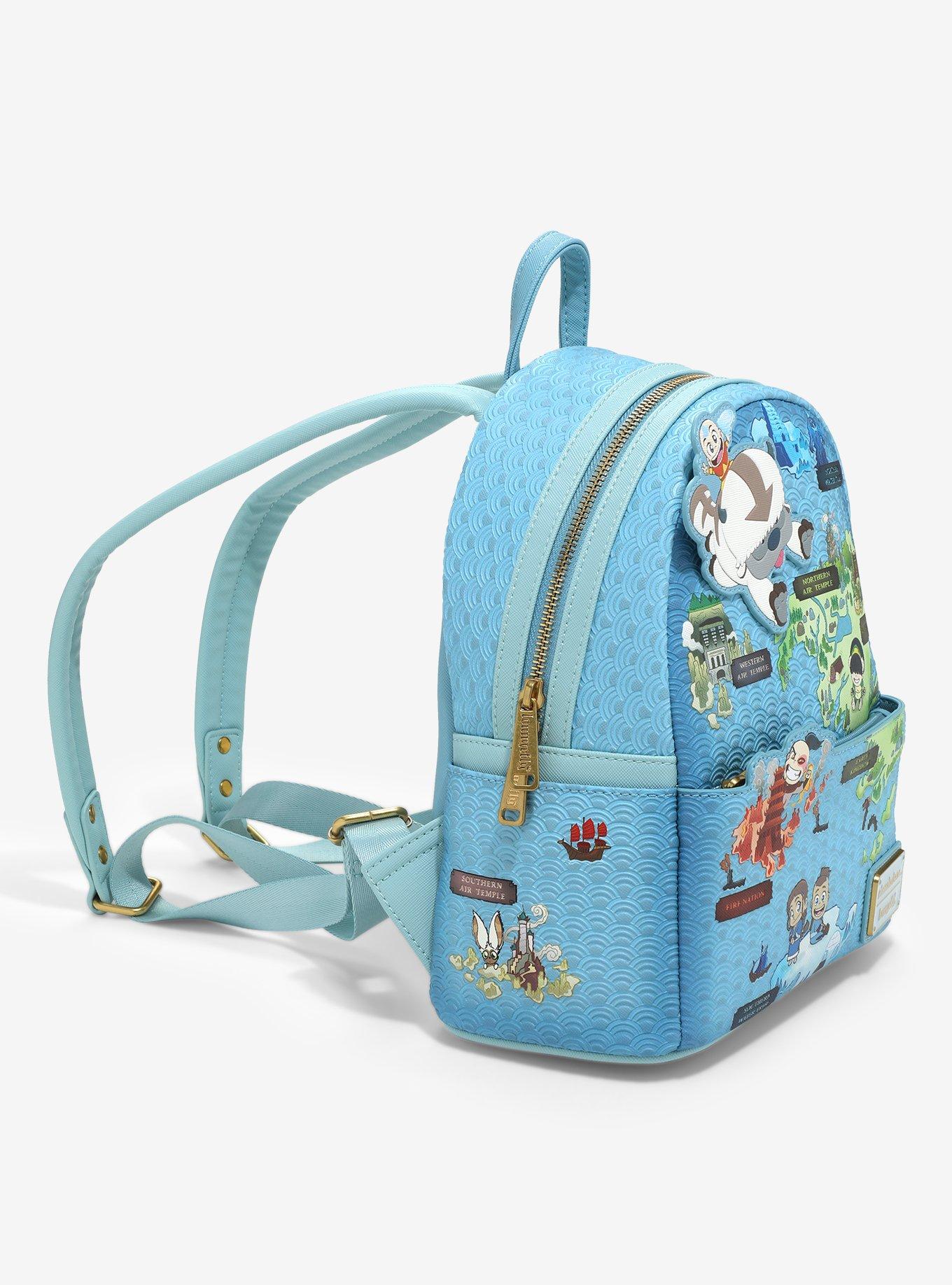 Loungefly Avatar: The Last Airbender Aang and Appa Map Mini Backpack, , alternate